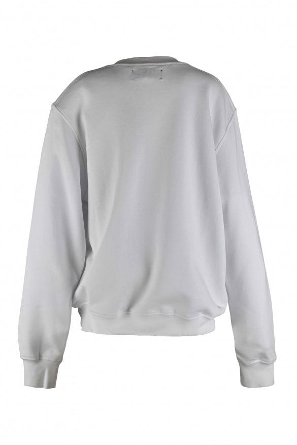スウェット・トレーナー AMIRI Slate Cotton Sweatshirt AMIRI Staggered Logo Sweatshirt - orangejeansco