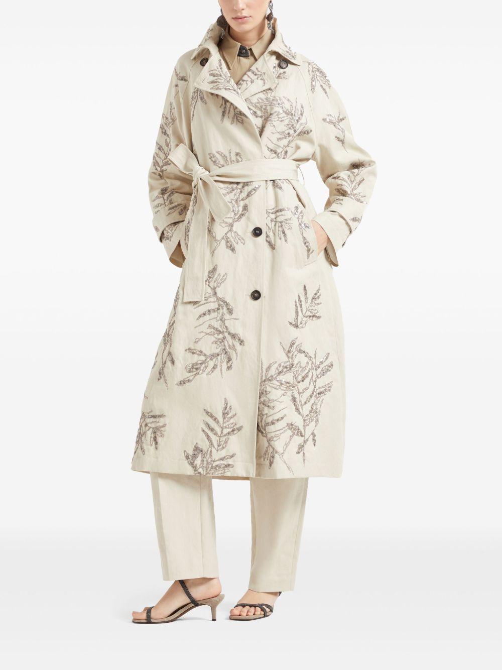 パンツ BRUNELLO CUCINELLI CANVAS TROUSERS WITH SHINY DETAILS Brunello Cucinelli Canvas Trousers With Shiny Details in