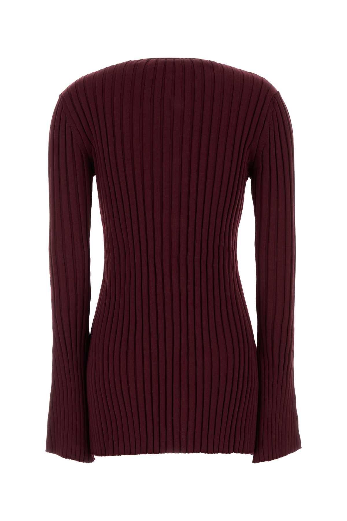 Tシャツ・カットソー STELLA McCARTNEY Burgundy Cotton Cardigan Stella McCartney Tops | Wanan Luxury