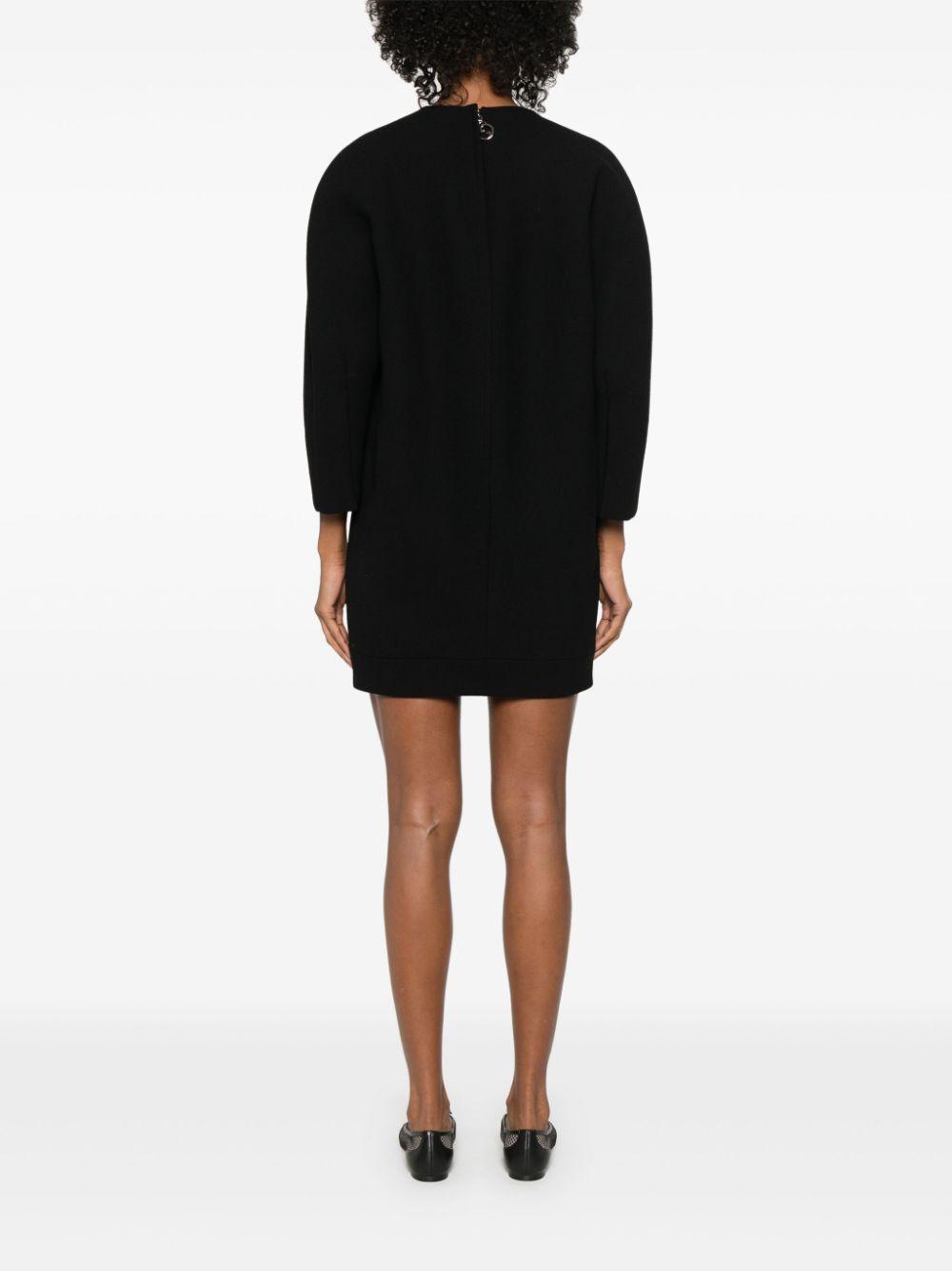 Gucci Wool Mini Dress in Black | Lyst Gucci Wool Mini Dress in Black | Lyst