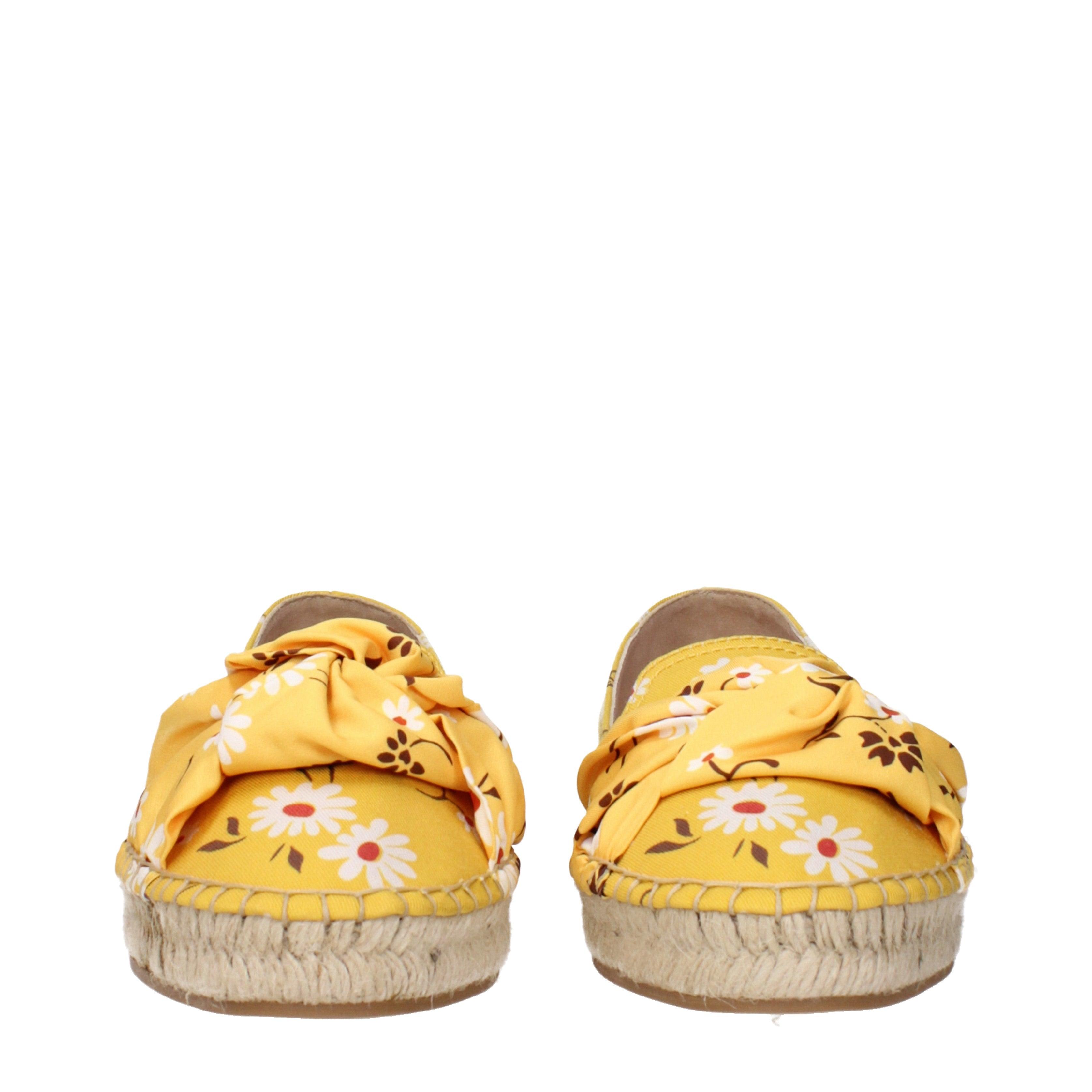 MIU MIU★素敵！Women's Yellow Flower Espadrille Shoes MIU MIU Women's Yellow Flower Espadrille Sandal 9 US 5S037D