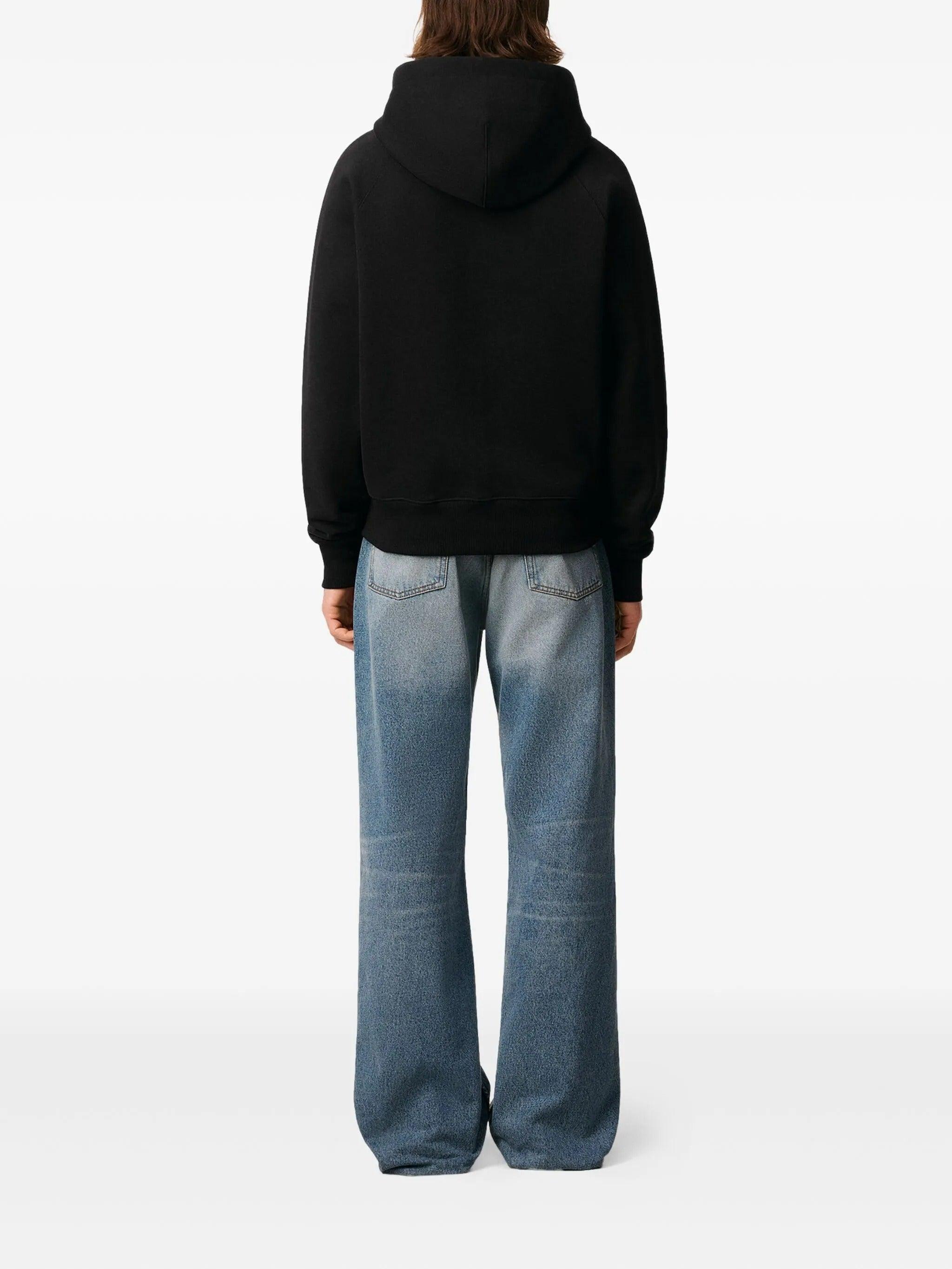 Ami Paris Sweatshirt Adc Hoodie With Zip in Black for Men | Lyst