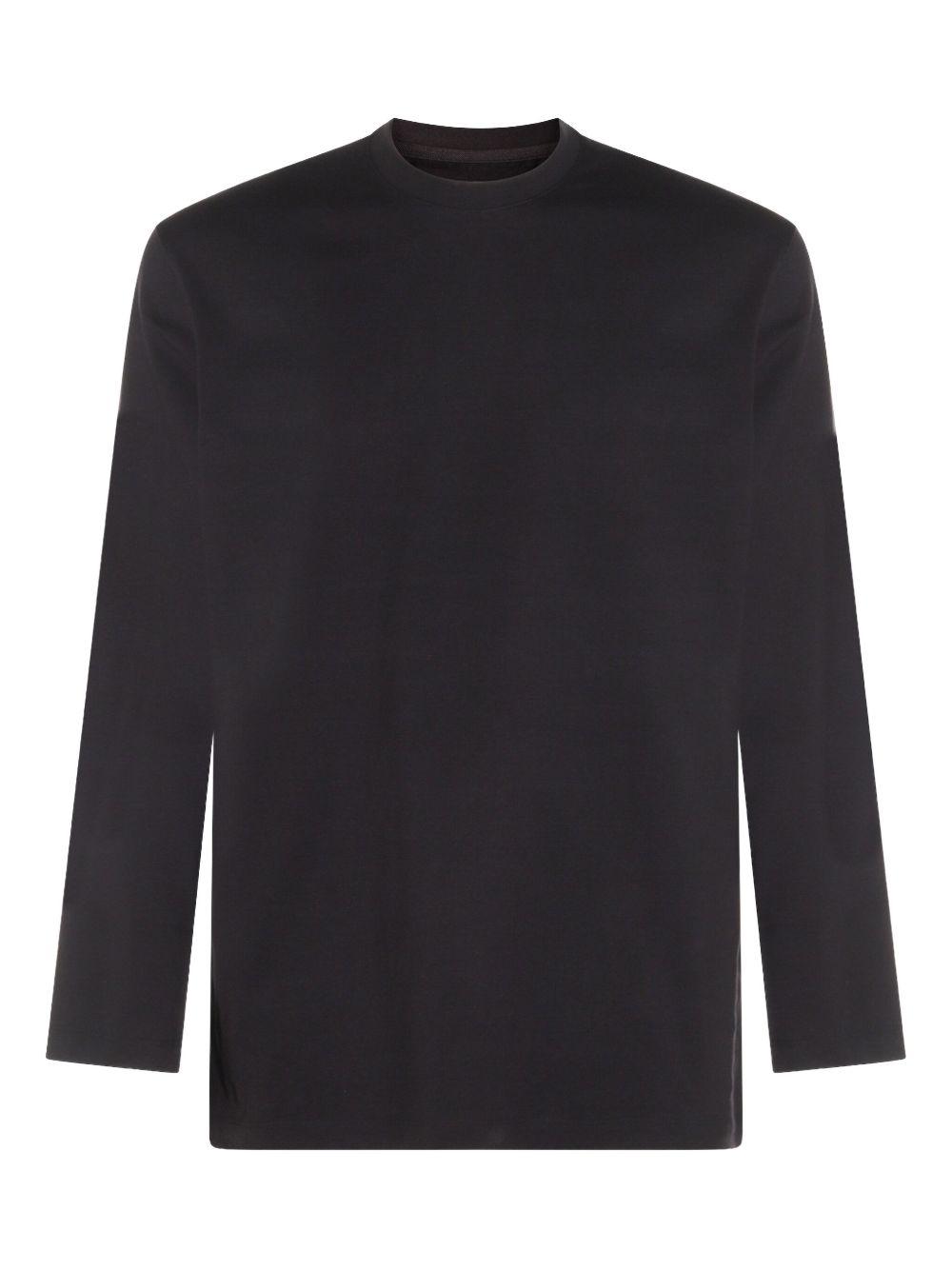 ◆Y-3◆ U Long Sleeve Tee Black U GF LS TEE BLACK YY3U242PRT Y-3 Yohji Yamamoto U GFX LS Tee in Black | REVOLVE