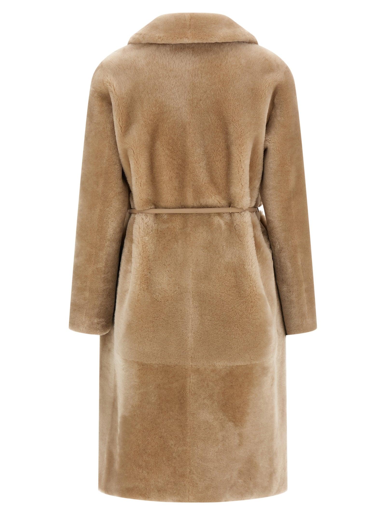 コート BLANCHA Light astrakhan merino shearling coat Blancha Shearling coat Blancha