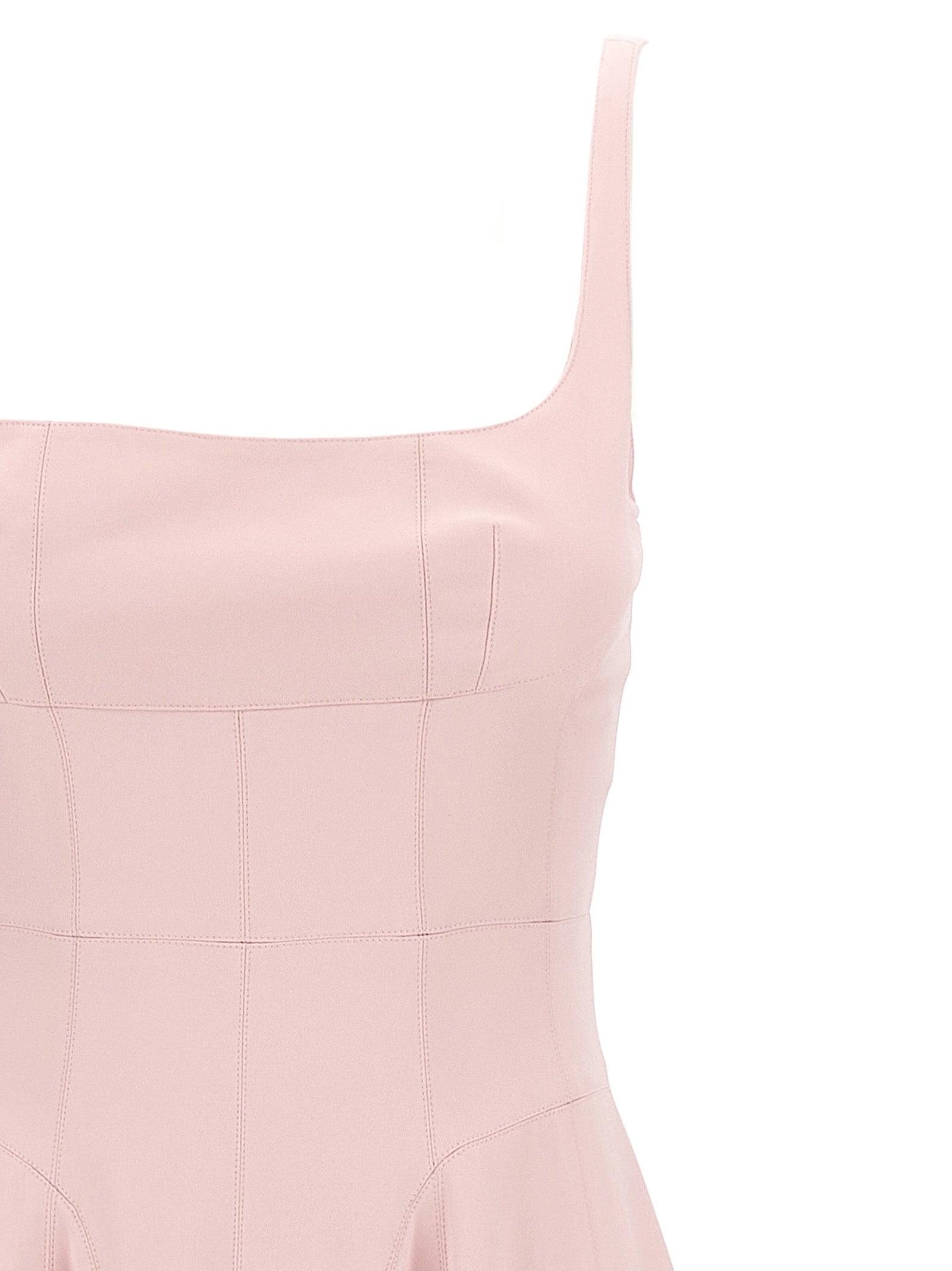 スカート GIOVANNI BEDIN Long pleated dress Pink Giovanni bedin Long Pleated Dress in Pink | Lyst