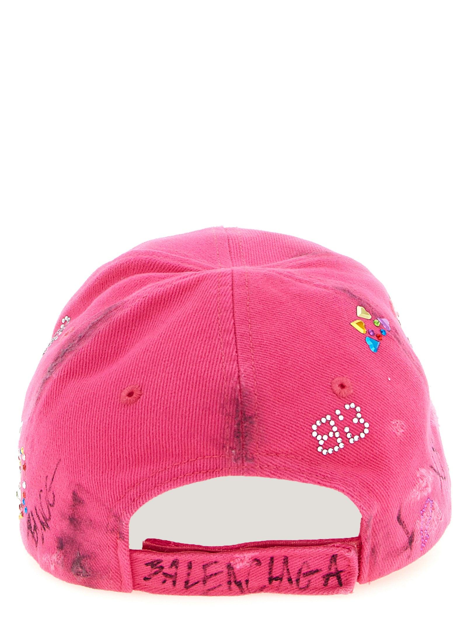 Authentic Balenciaga Fuchsia Logo Baseball Cap Balenciaga Pink Logo Cap L – Votre Luxe main image 2