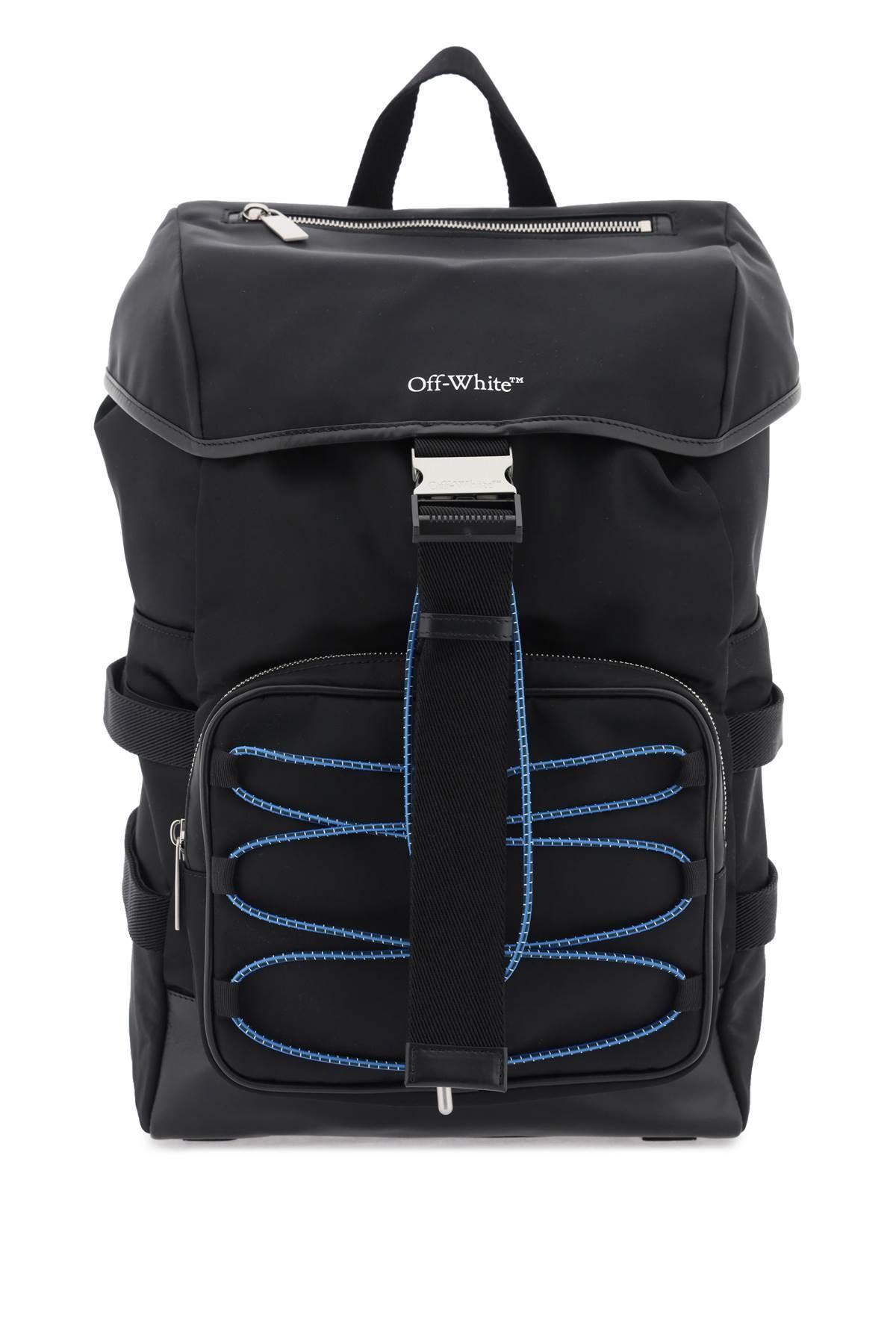 Off-White c/o Virgil Abloh Nylon Backpack With Logo in Black for Men
