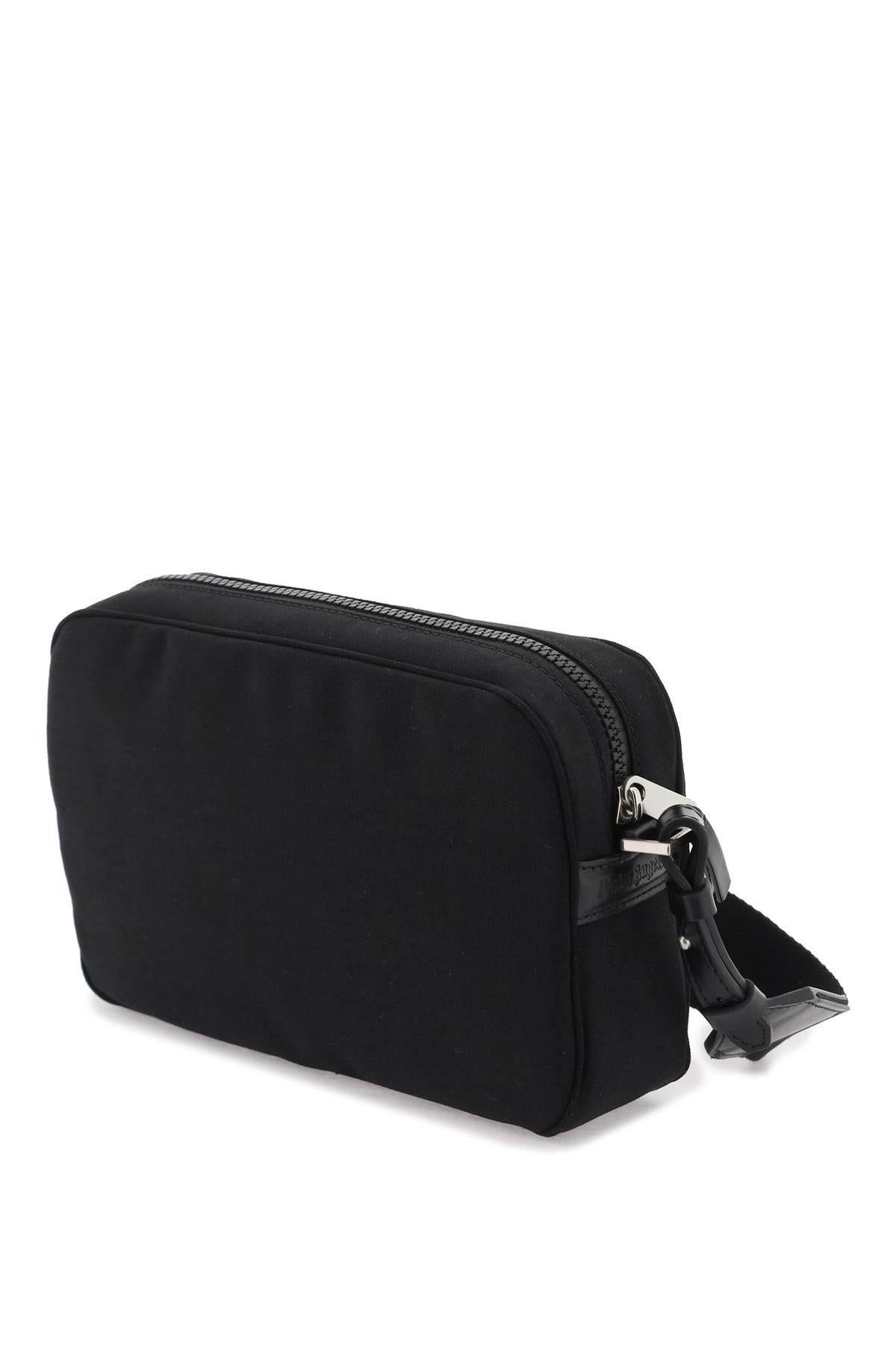 ショルダーバッグ Palm Angels PMNQ011S24FAB001 CORDURA LOGO CAMERA Bag Buy Palm Angels Black Logo Camera Bag in CORDURA® For Men