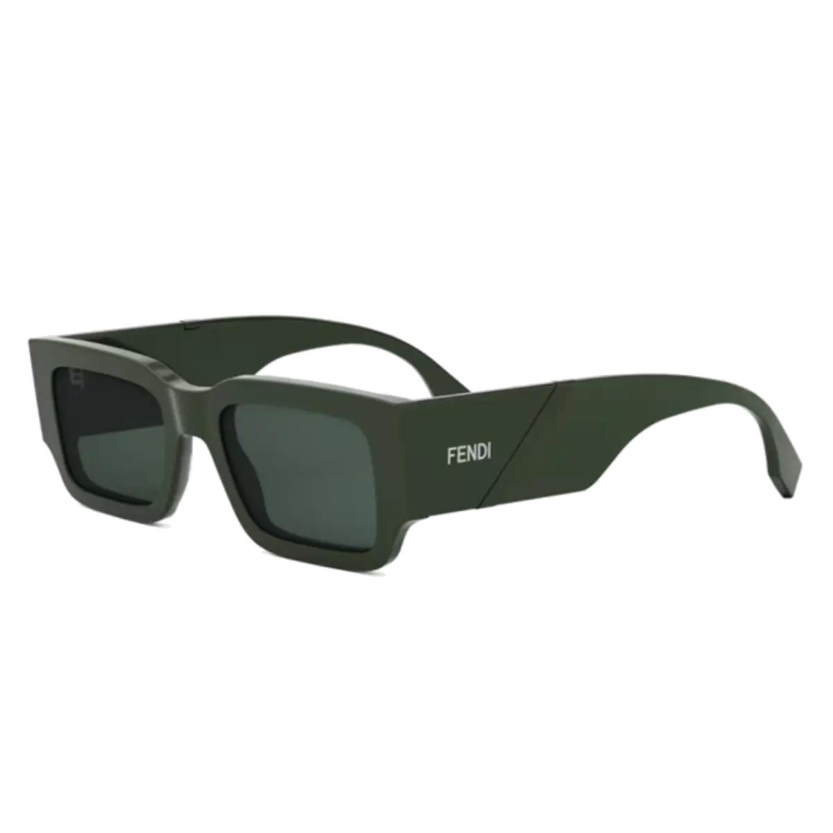 Fendi FS5231 Grey/Black/Green Women\'s Square Sunglasses Fendi Forever Fendi FF 56mm Square Sunglasses | Neiman Marcus main image 4