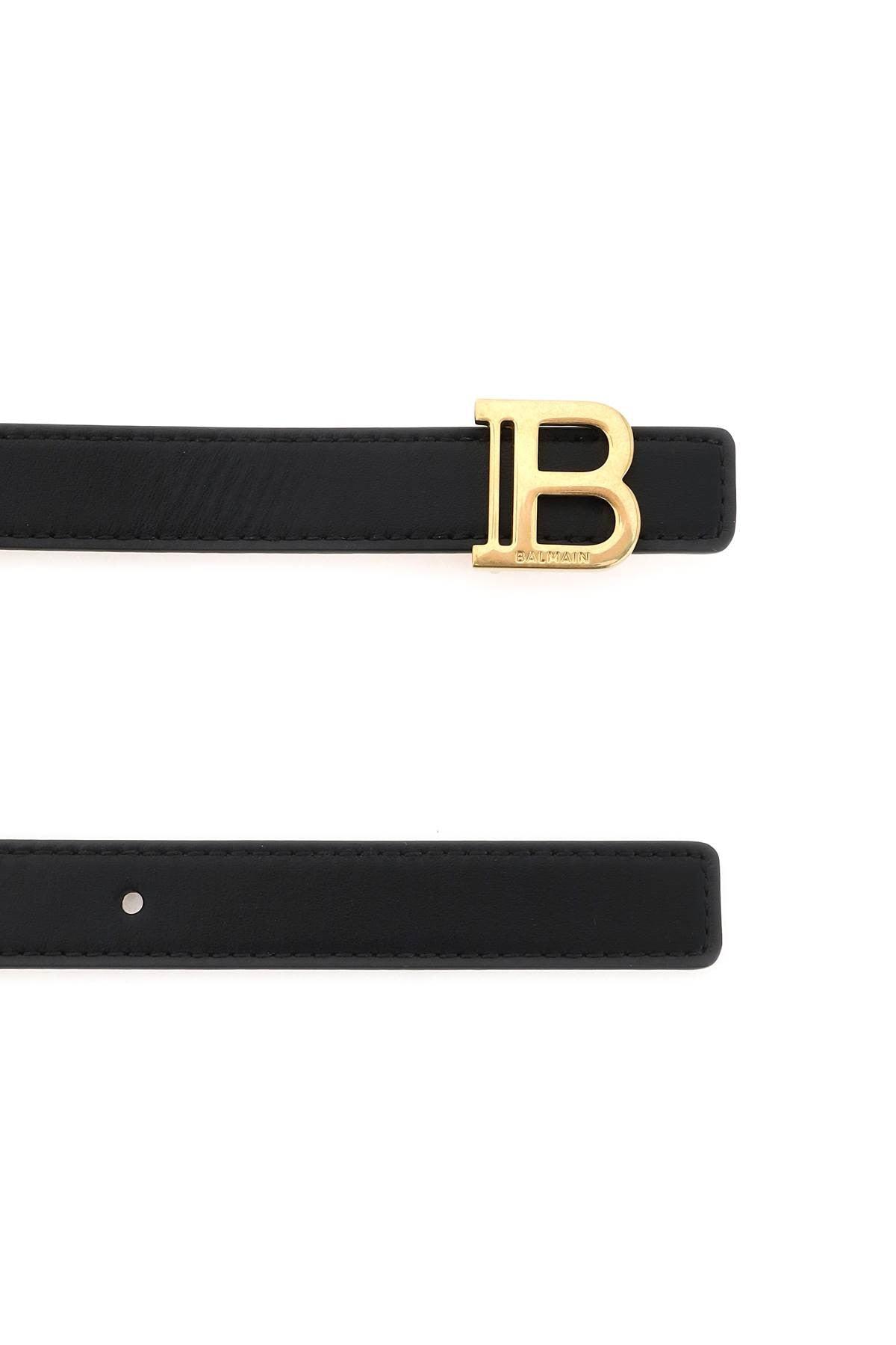 Balmain 'b-belt' Leather Belt in White | Lyst