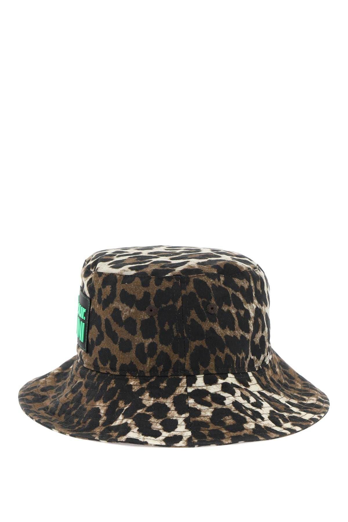 BARBOUR X GANNI Waxed Leopard Bucket Hat in Green Lyst UK