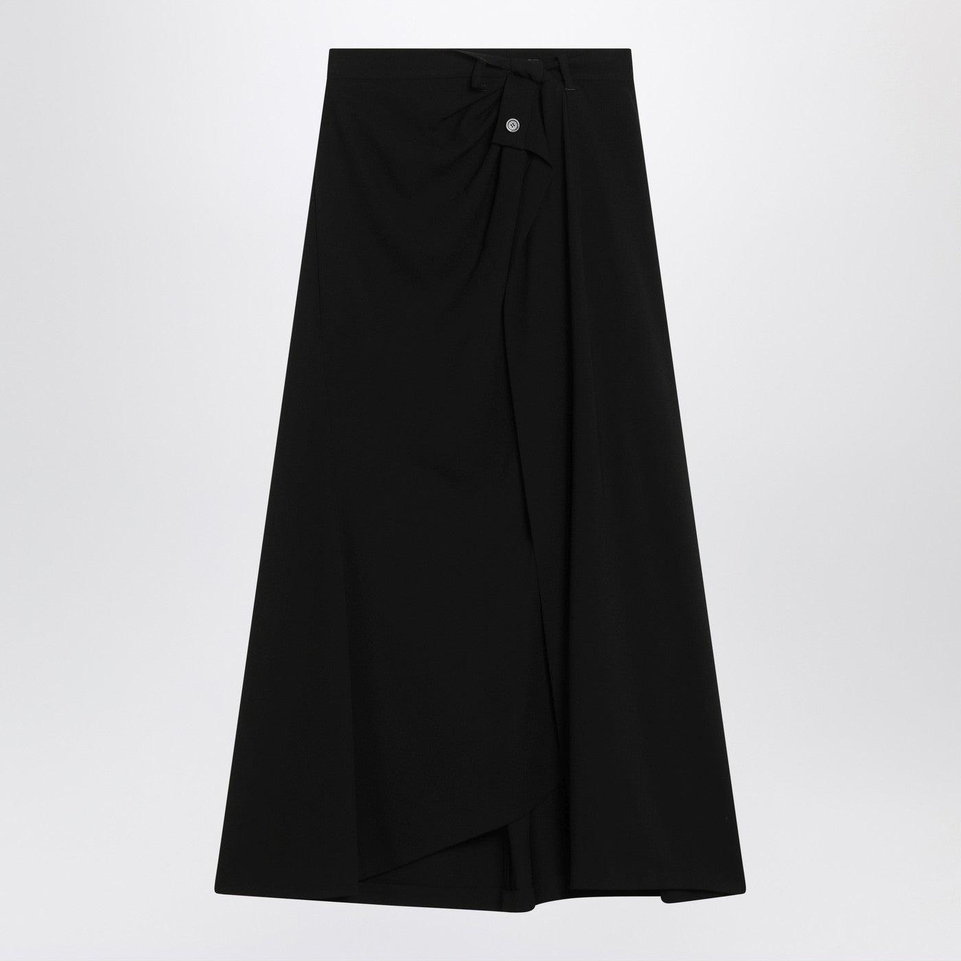 スカート BALENCIAGA SKIRT (838765TRT01 1000) BALENCIAGA HOURGLASS PINSTRIPE WOMEN PENCIL SKIRT MADE IN