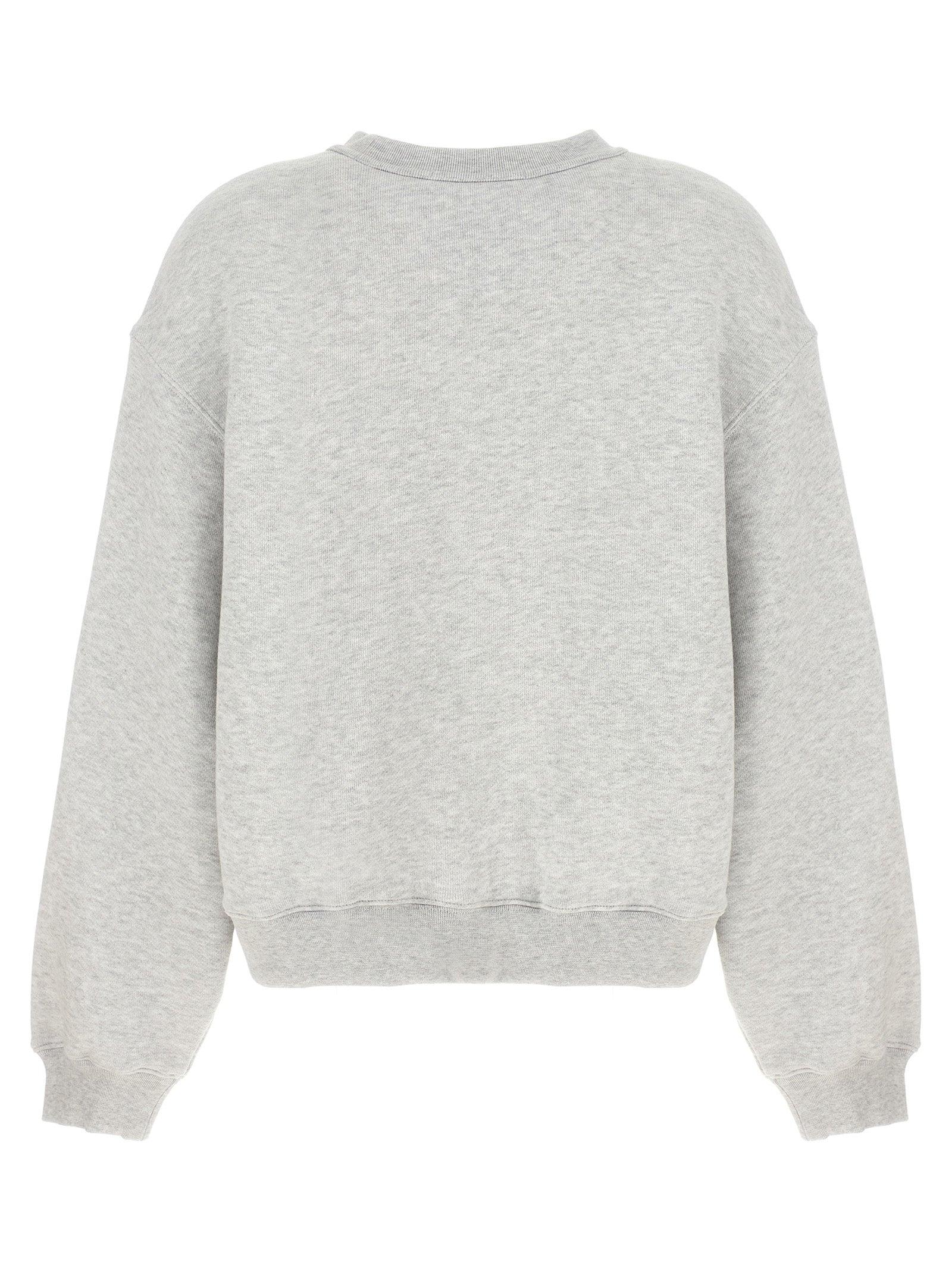 T By Alexander Wang Light Cotton Terry Sweatshirt in White Lyst UK