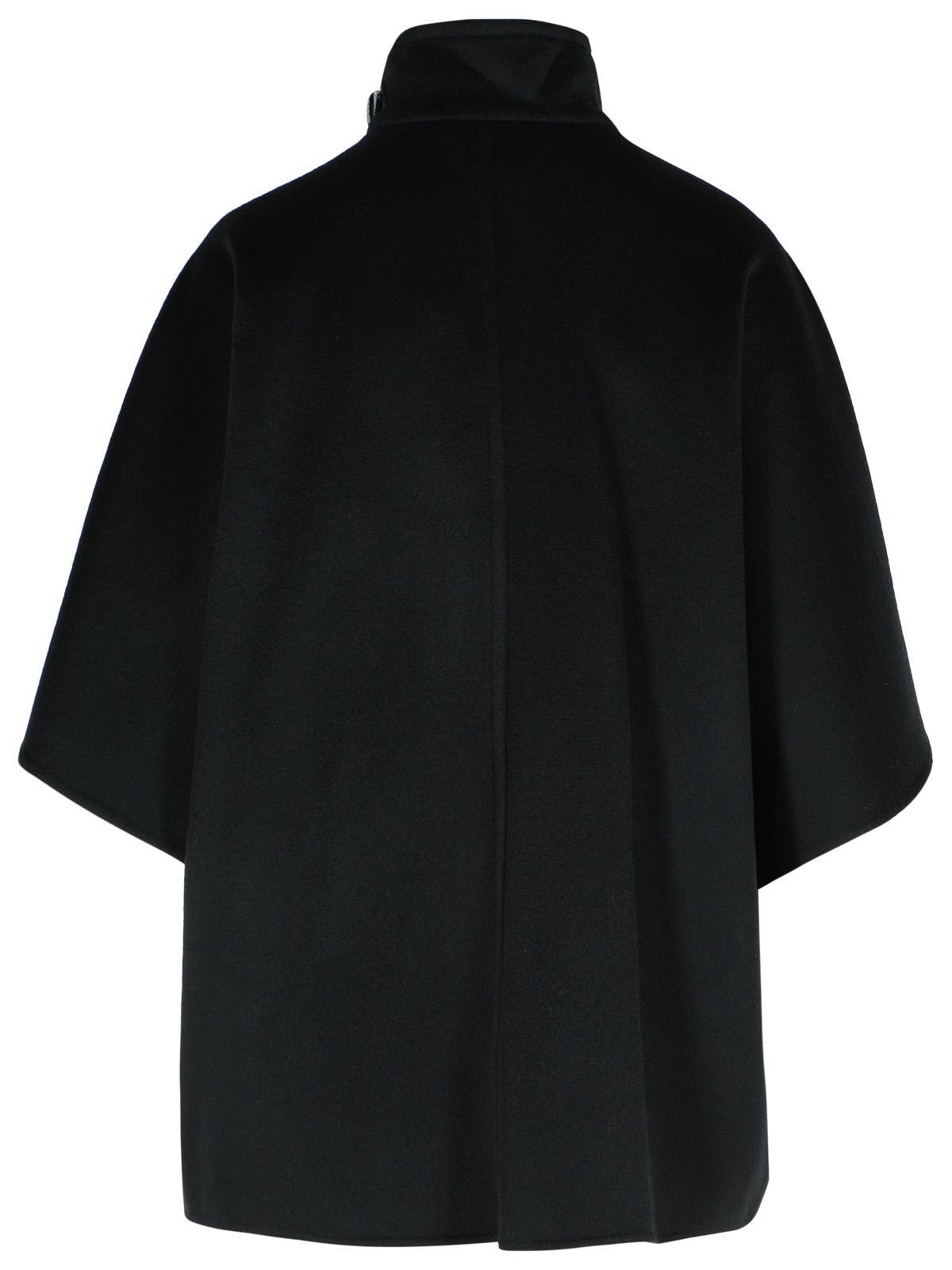 ポンチョ・ケープ Max Mara Derrik' Black Cashmere Cape Capes Cashmere Woman | Max Mara
