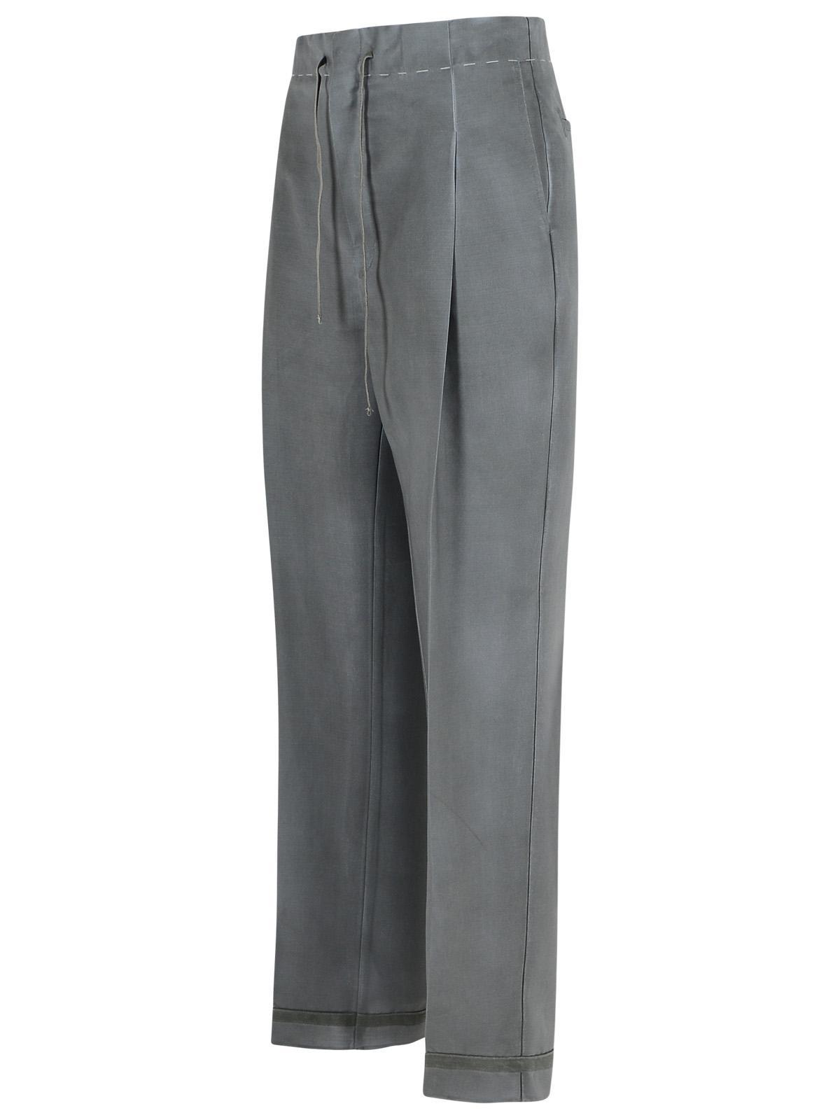 Maison Margiela Mohair Blend Trousers in Grey | Lyst Australia