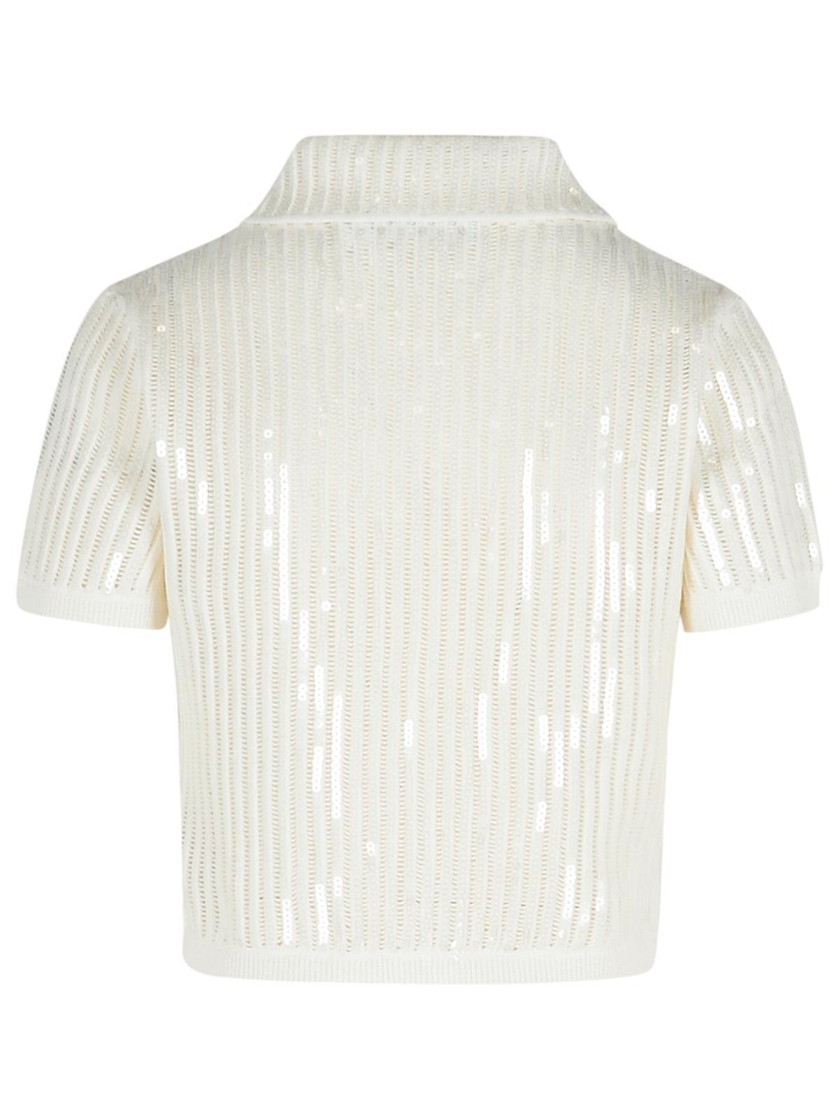 Tシャツ・カットソー Self-Portrait Crochet' White Cotton Blend Top Self-Portrait 'Crochet' Cotton Blend Top in White | Lyst