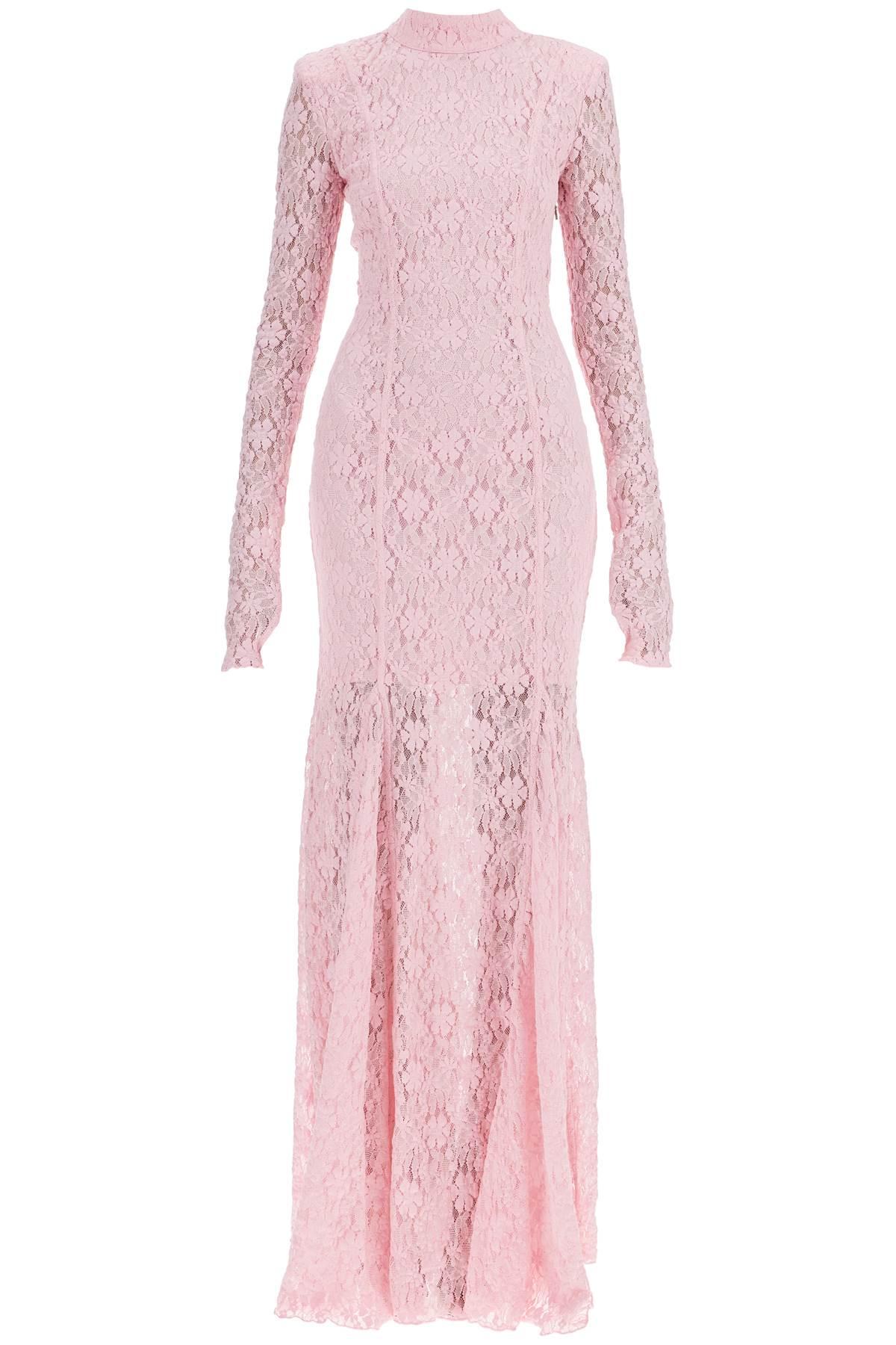 ROTATE BIRGER CHRISTENSEN Long Lace Dress With Open Back For Special  Occasions in Pink | Lyst