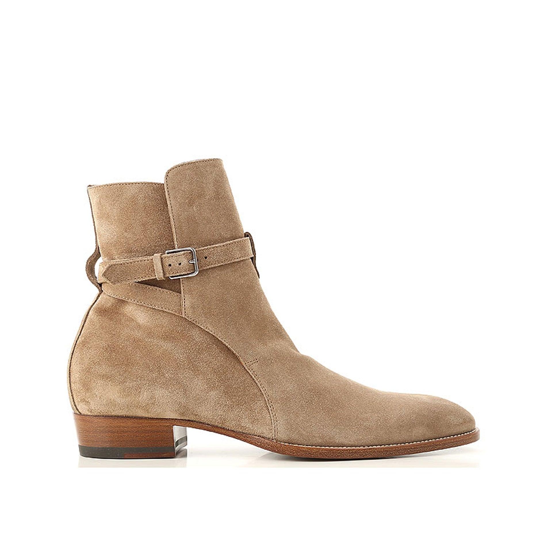 Wyatt Jodhpur Boots Saint Laurent de hombre de color Marr n Lyst