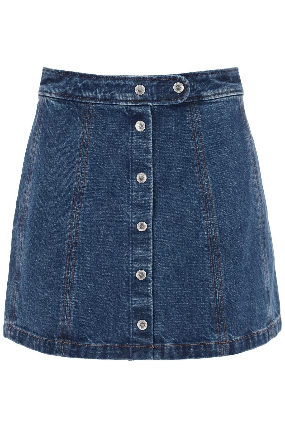 Apc denim mini sales skirt