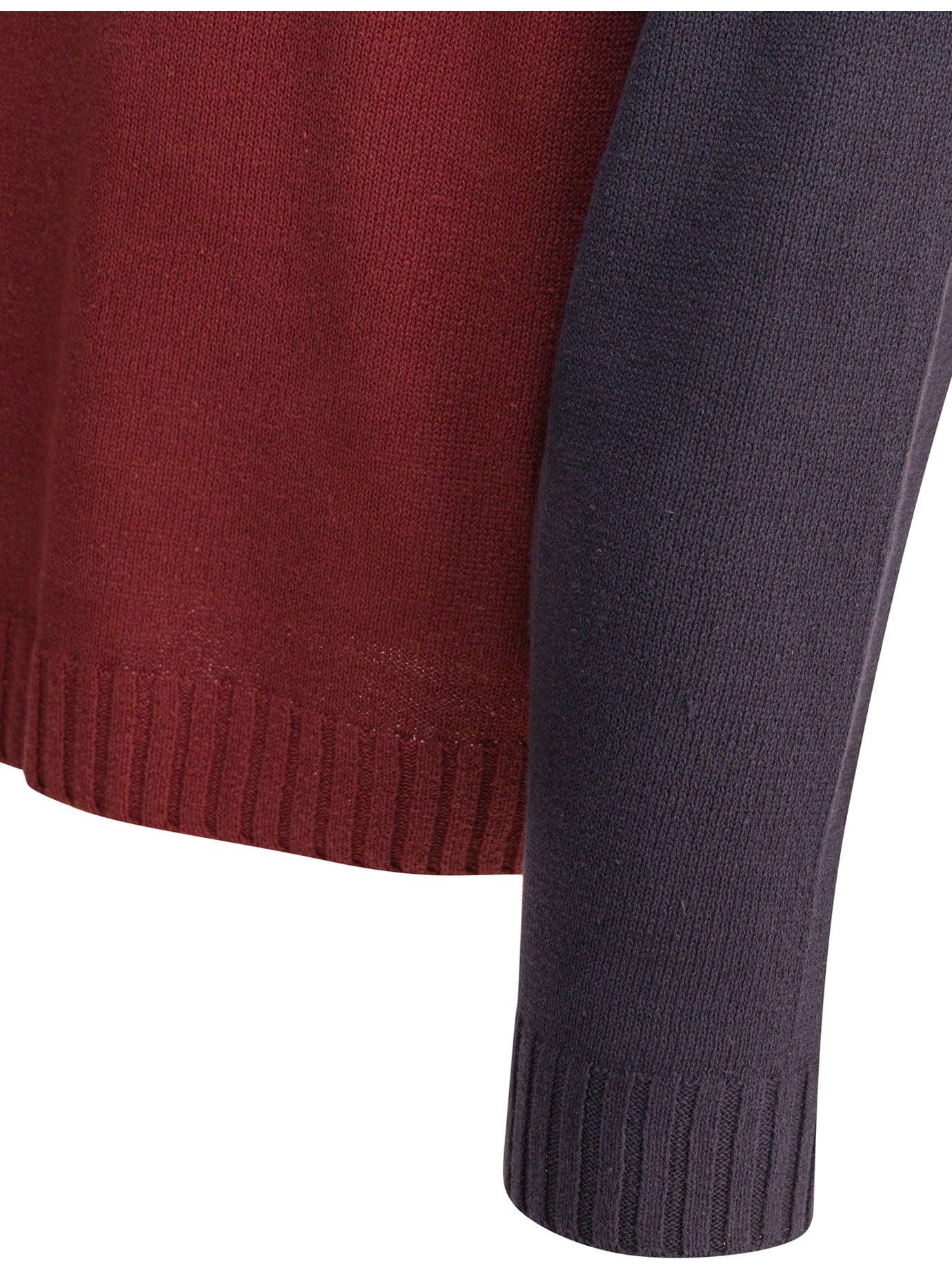 Stussy Colorblocked Raglan Crew in Red for Men | Lyst