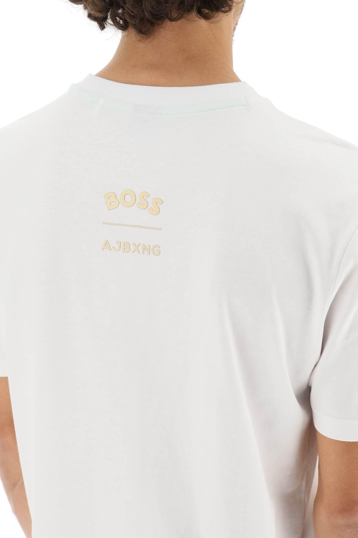 BOSS by HUGO BOSS Fight Like A Boss T-shirt X Ajbxng in White for Men | Lyst