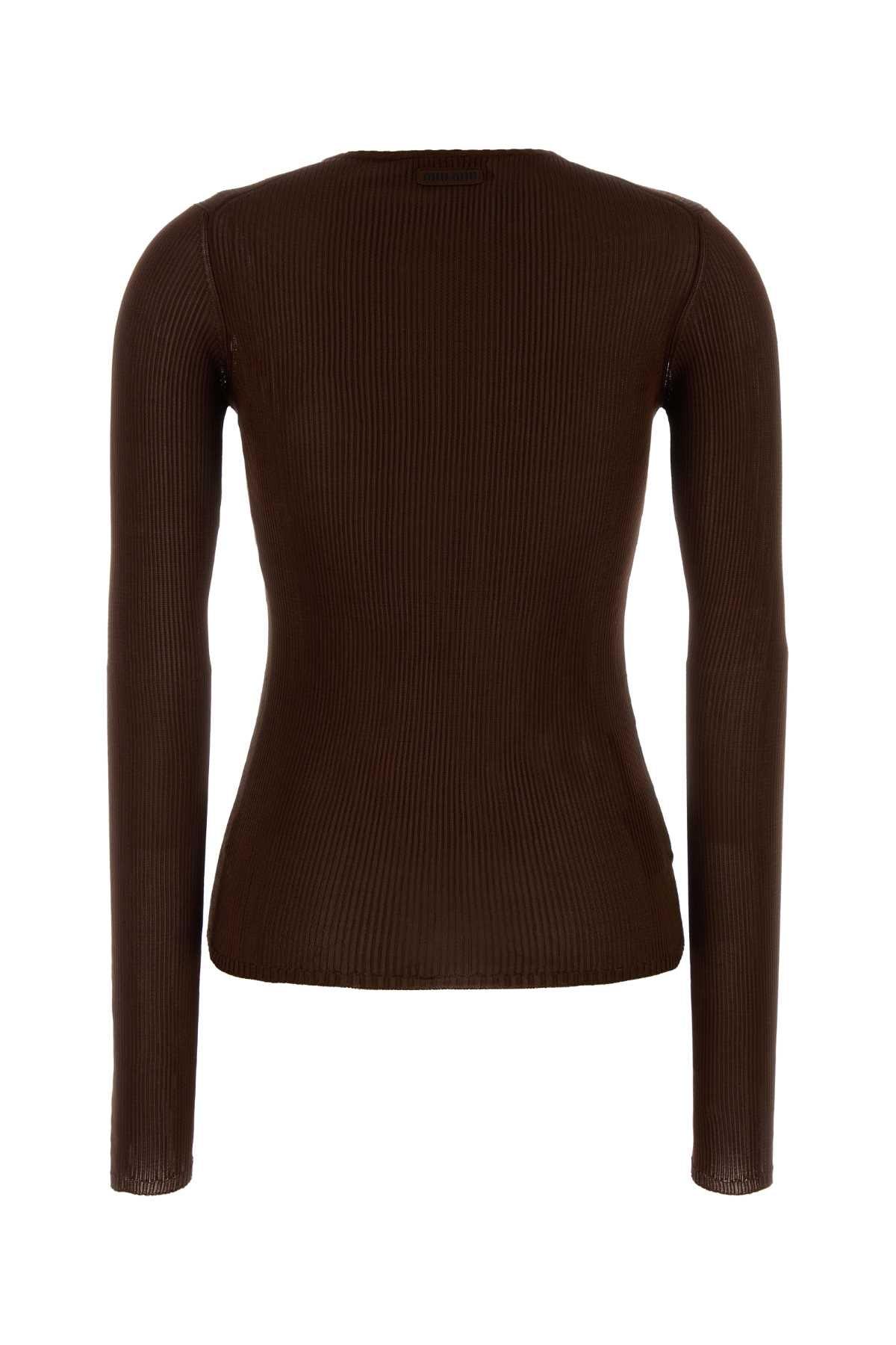 Miu Miu Long-sleeved tops for Women | Online Sale up to 36% off | Lyst