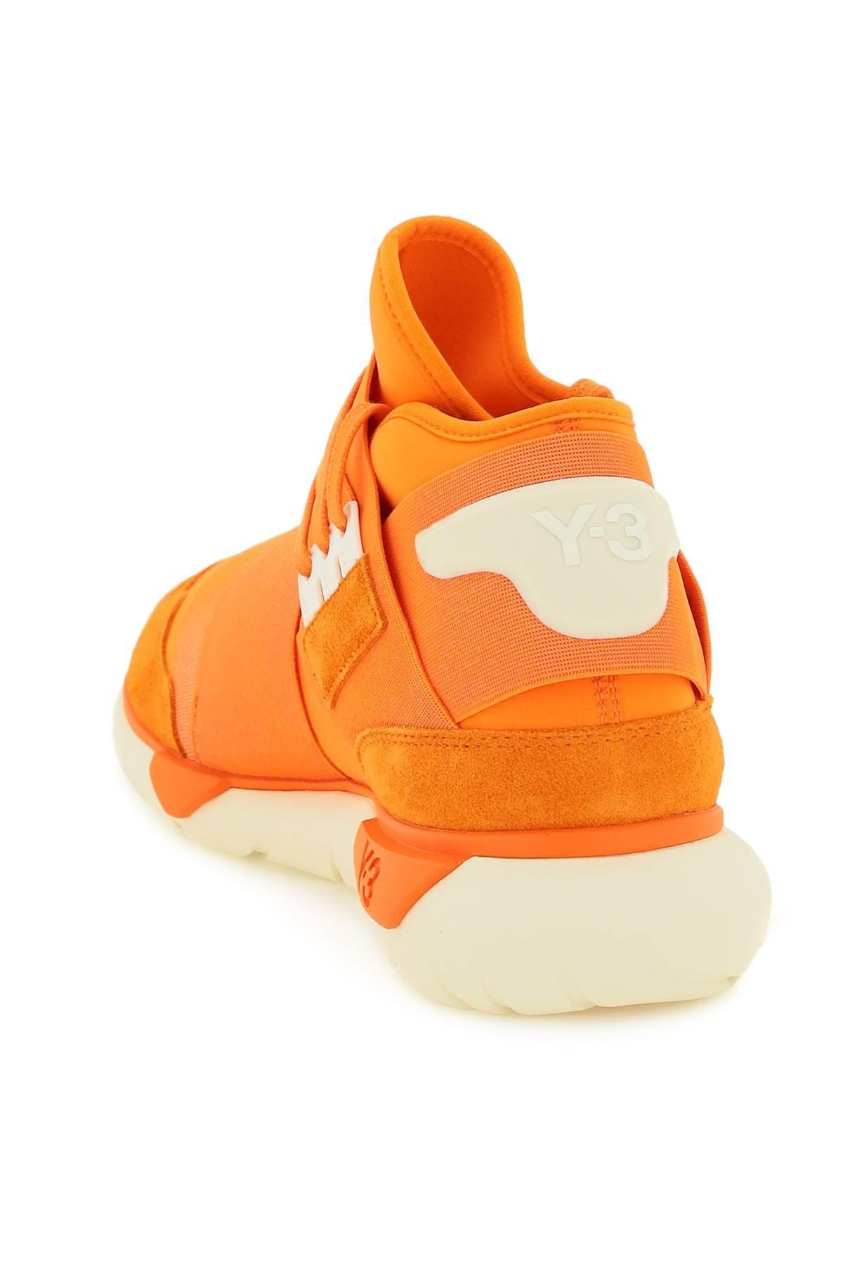 Y-3 Qasa High Sneakers in Orange for Men | Lyst UK