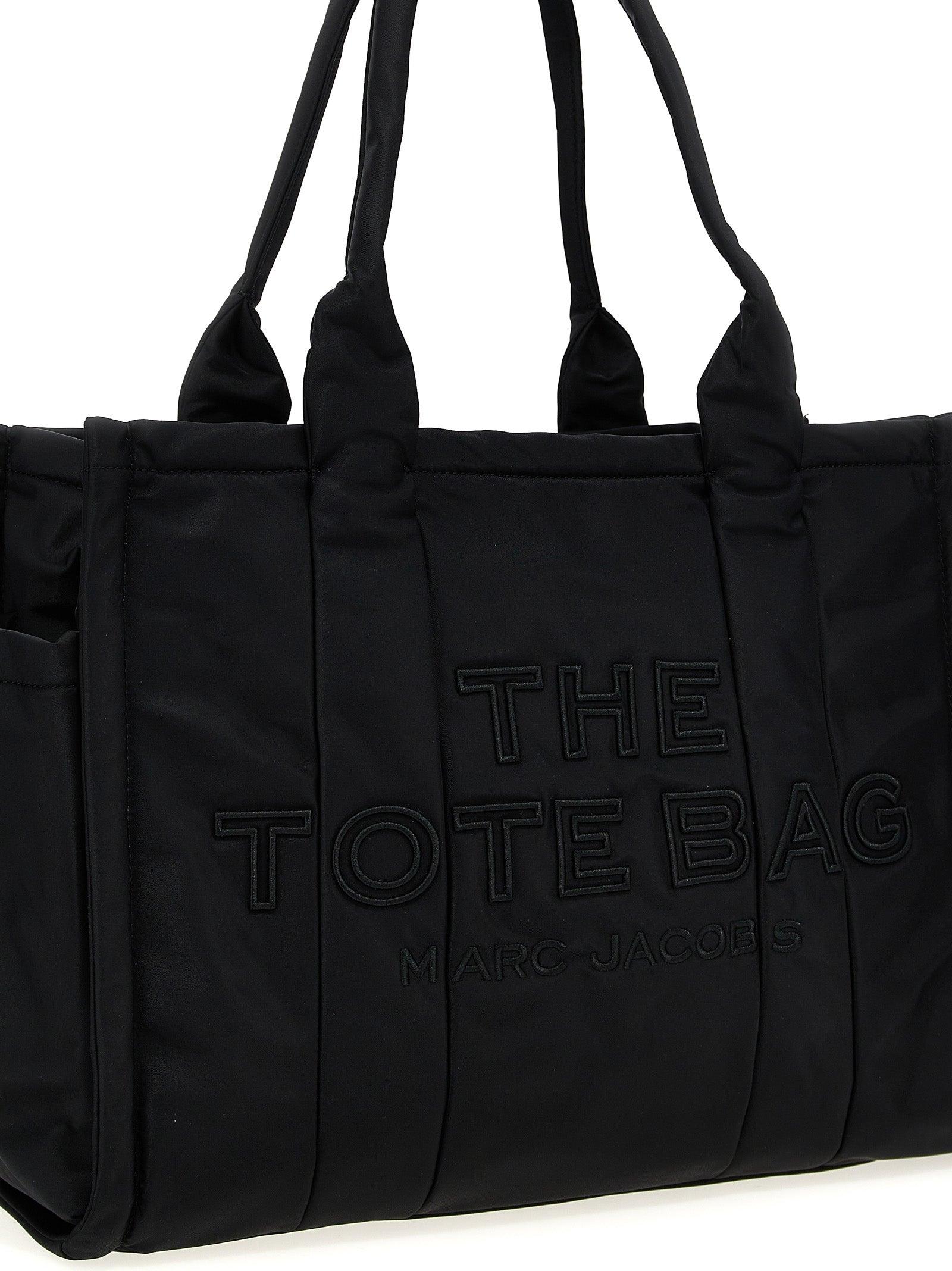 Marc Jacobs 'The Puffy Nylon Large Tote' Shoulder Bag in Black