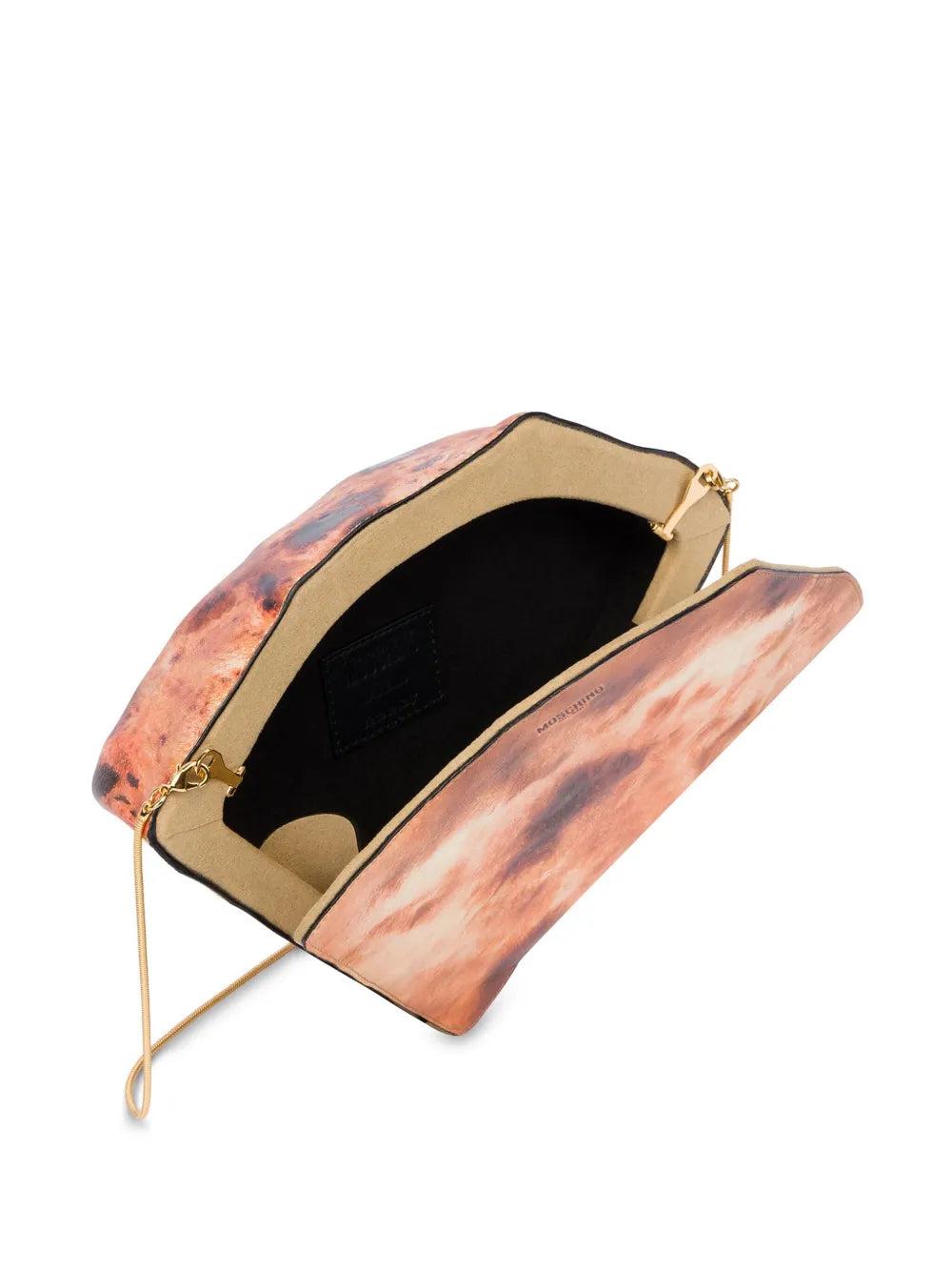 【関税＆送料込み】Moschino Mini Shoulder Bag With Pizza De Moschino Mini Shoulder Bag With Pizza Design in White | Lyst