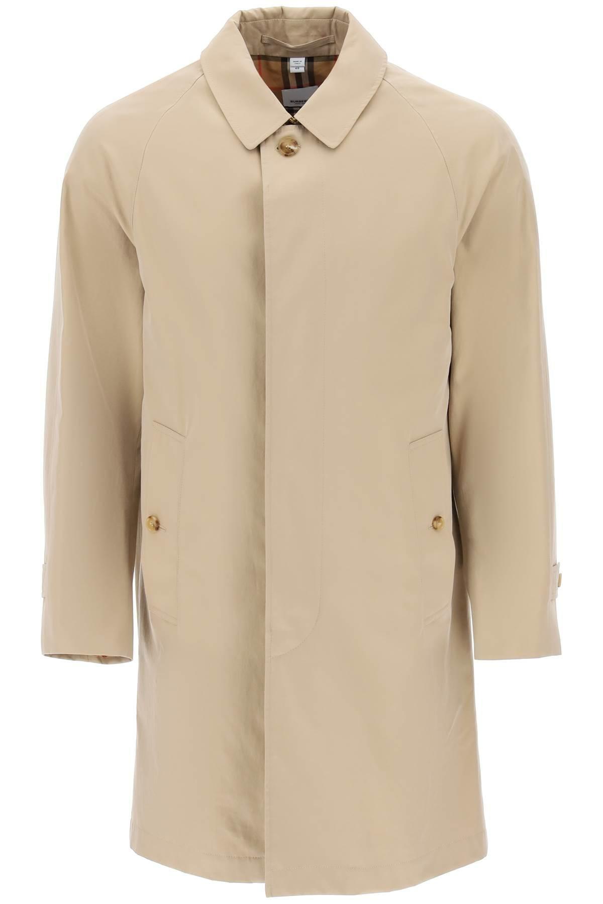 Burberry camden Trenchcoat in het Naturel voor heren Lyst BE