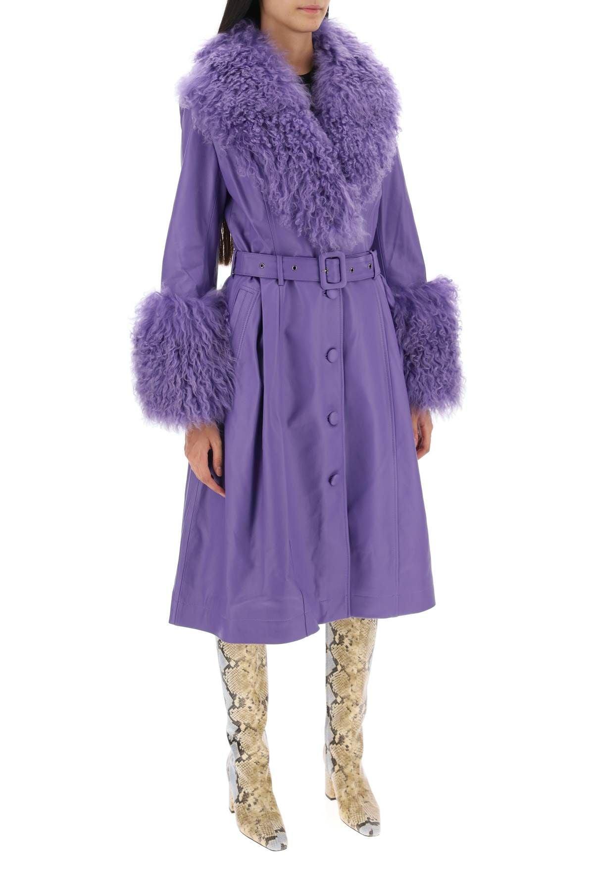 Saks potts purple coat discount
