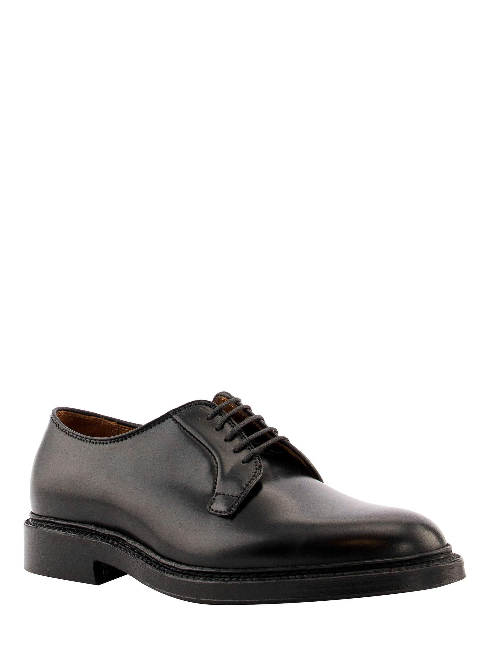 Alden 9901 Plain Toe Blucher in Black for Men | Lyst UK