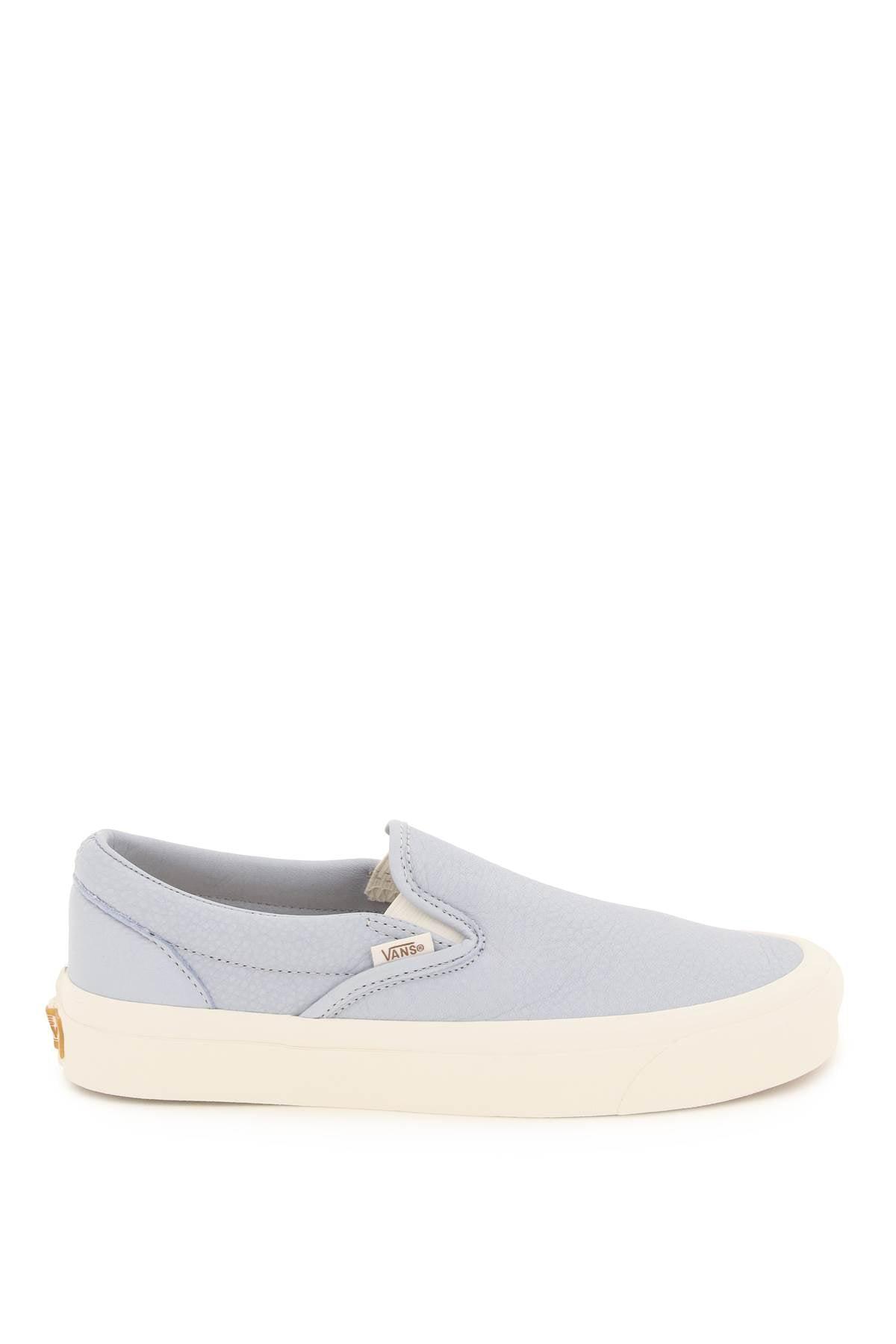Vans Classic Slip-on Eco Theory Sneakers in White | Lyst