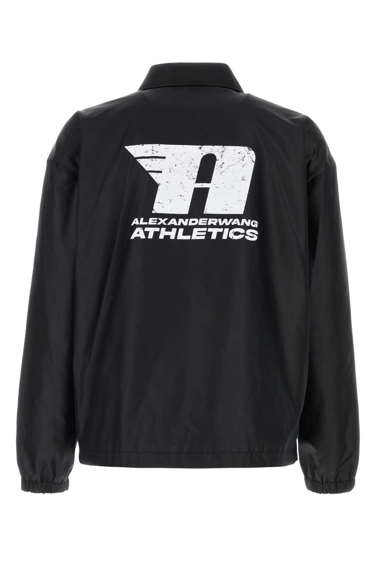 ブルゾン Alexander Wang Black polyester blend jacket Alexander Wang Polyester Jacket in Black | Lyst