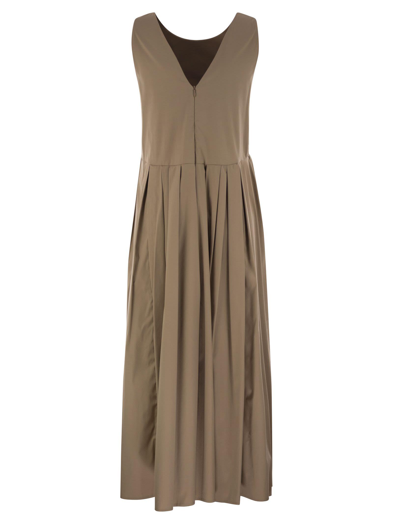 パーティードレス S Max Mara MOIRA - Poplin sleeveless dress S Max Mara Moira Poplin Dress | Liberty