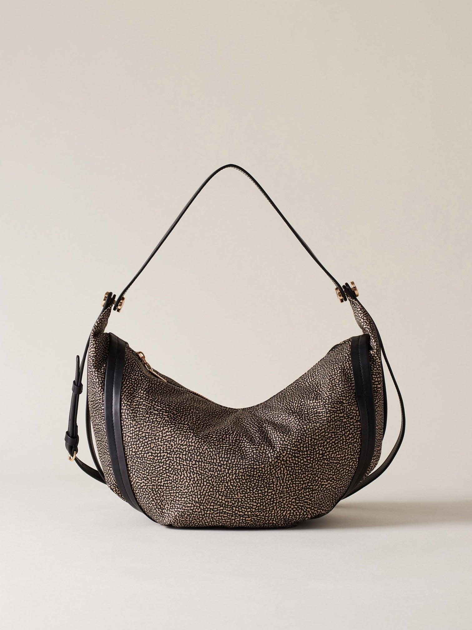 Borbonese Borsa Hobo Medium in Natural Lyst Canada
