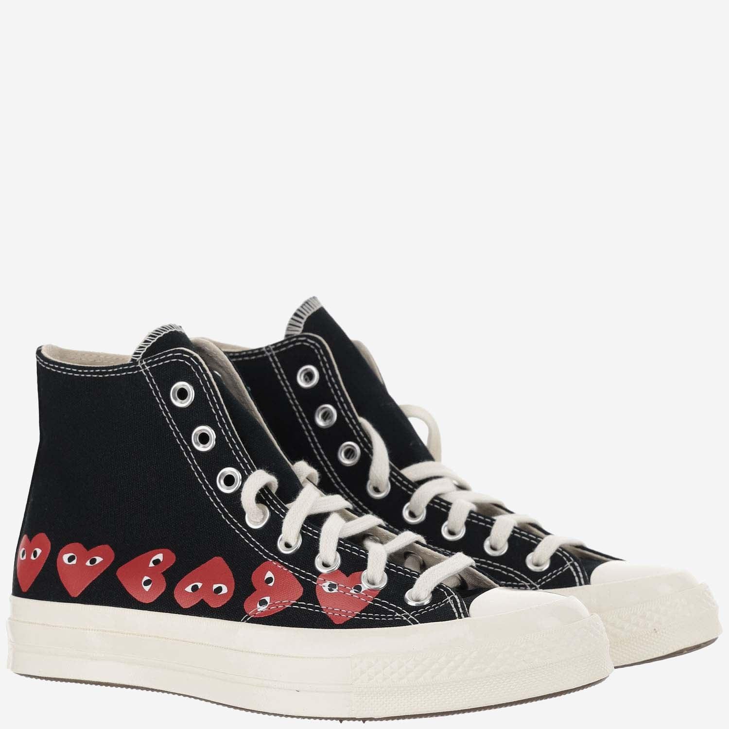 Comme des Garcons Comme Des Garcons Converse X Play Chuck 70 Sneakers in Black Lyst UK