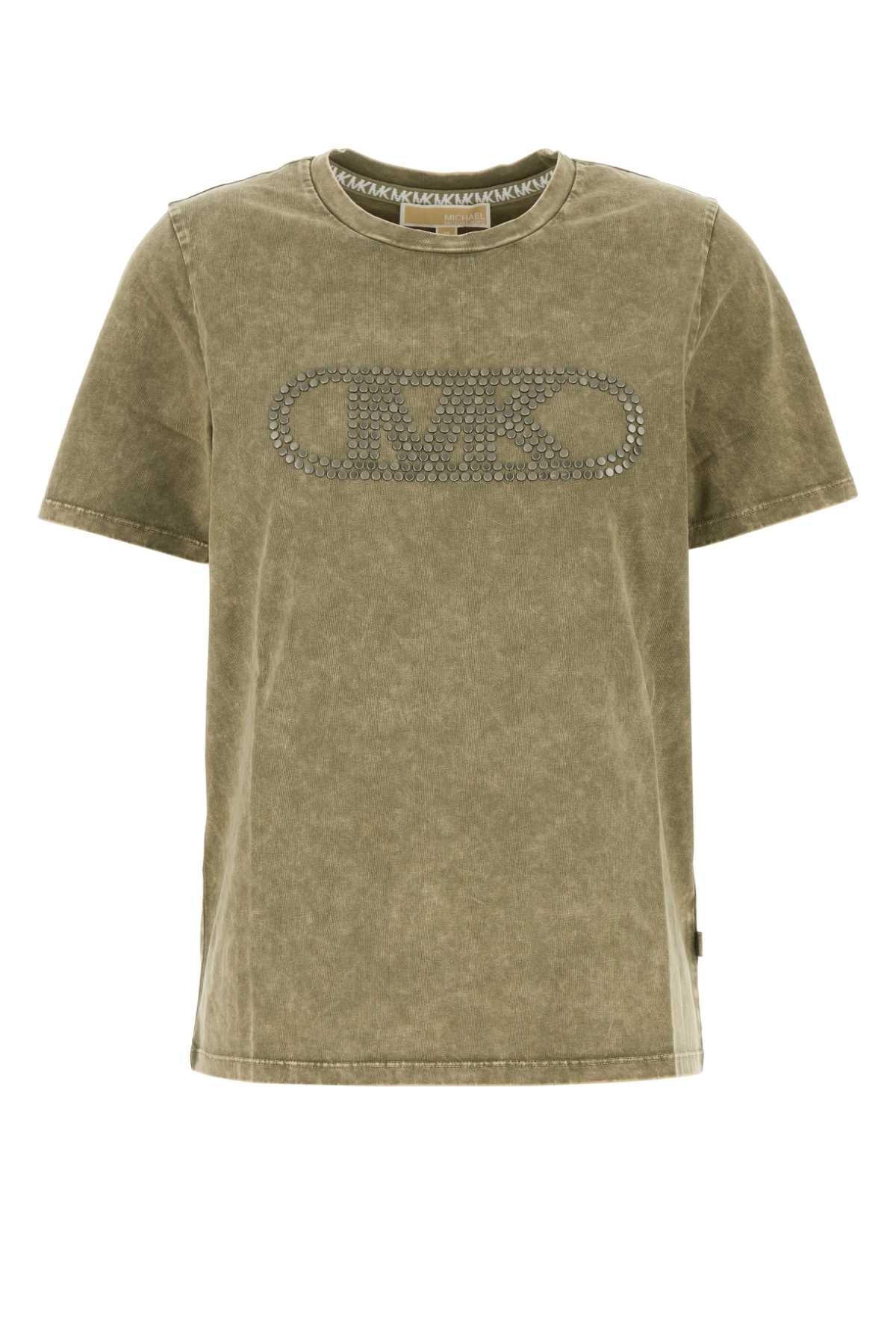 michael kors t shirt womens brown