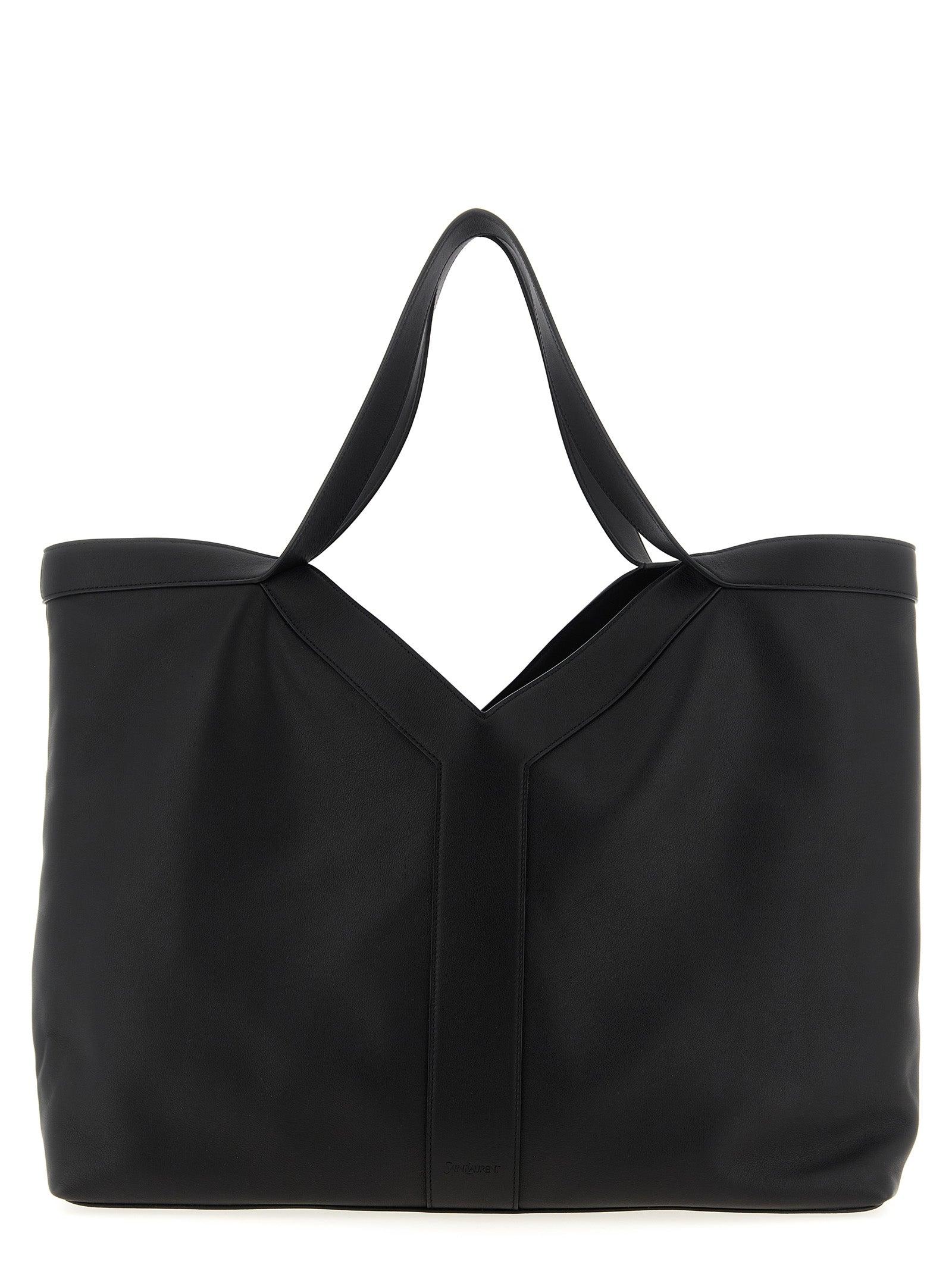 Saint Laurent 'Y' Large Shopping Bag in Black for Men | Lyst UK