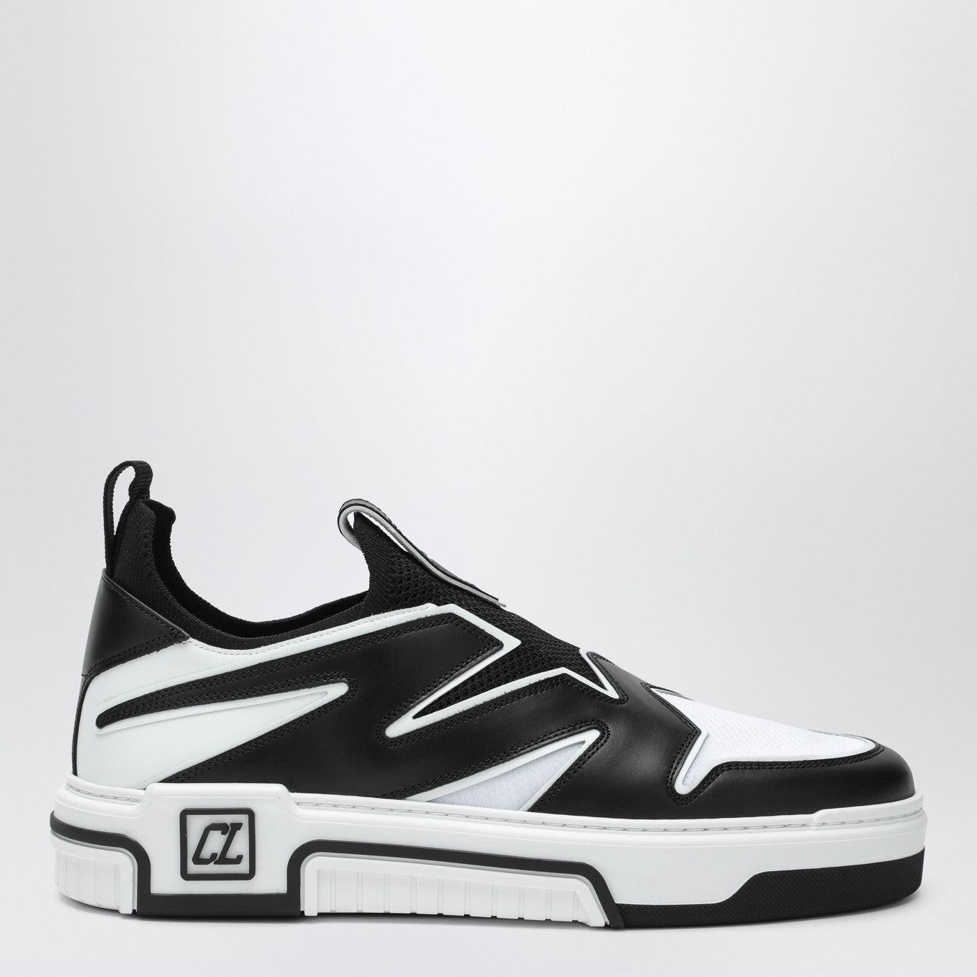 Christian Louboutin Men’s Astroflash Black/White Leather Low Top Sneakers 44/11 Christian Louboutin Men main image 4
