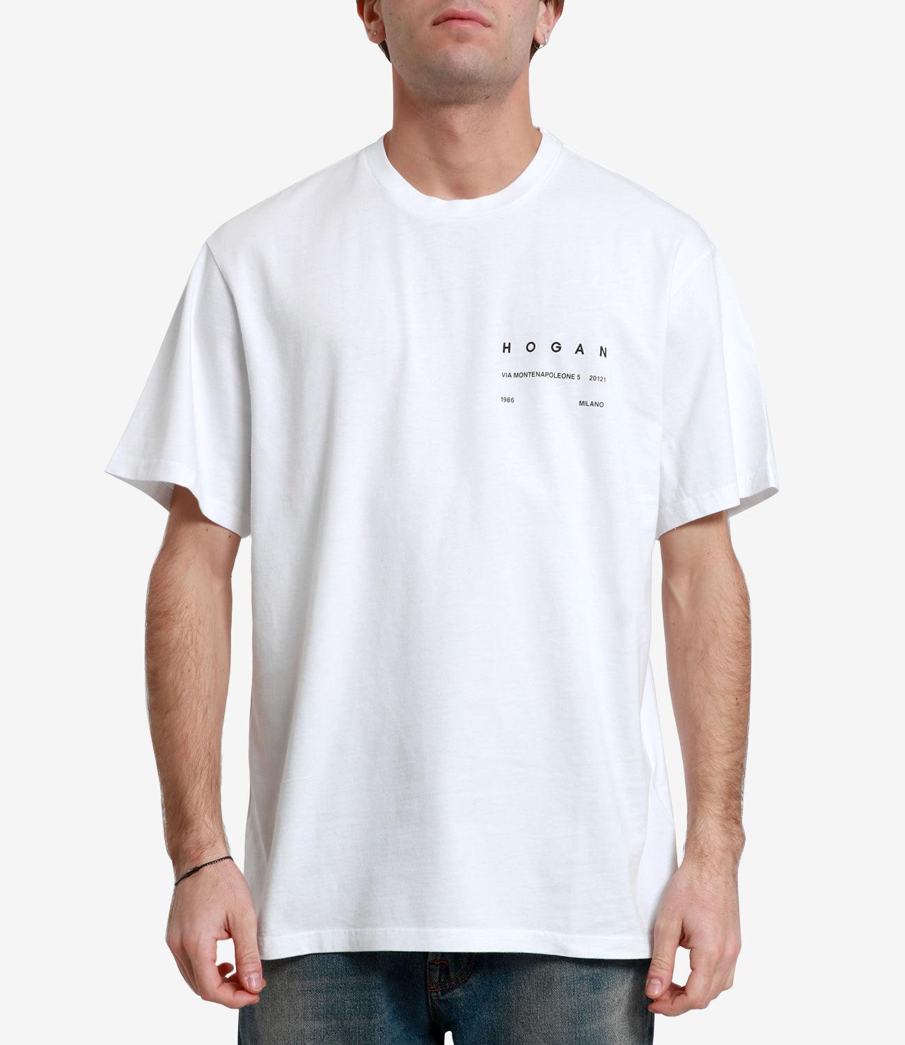 Tシャツ・カットソー HOGAN Crew-neck T-shirt with lettering Hogan T-shirts for Men | Online Sale up to 46% off | Lyst
