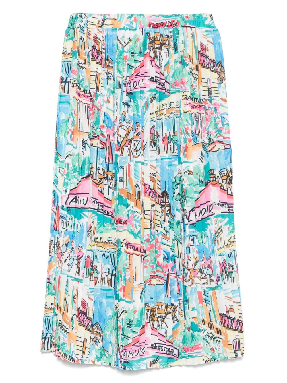 スカート ALESSANDRO ENRIQUEZ Women Mid Skirts AE SK01 DU 017ONDE Gree alessandro enriquez Skirts for Women - Shop on FARFETCH