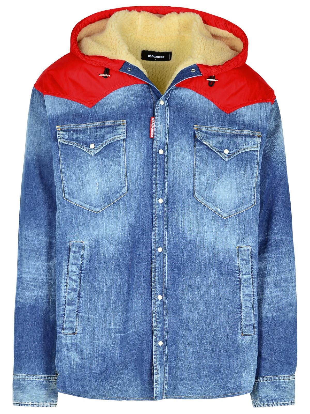 DSquared² Denim Cotton Jacket in Blue for Men Lyst UK