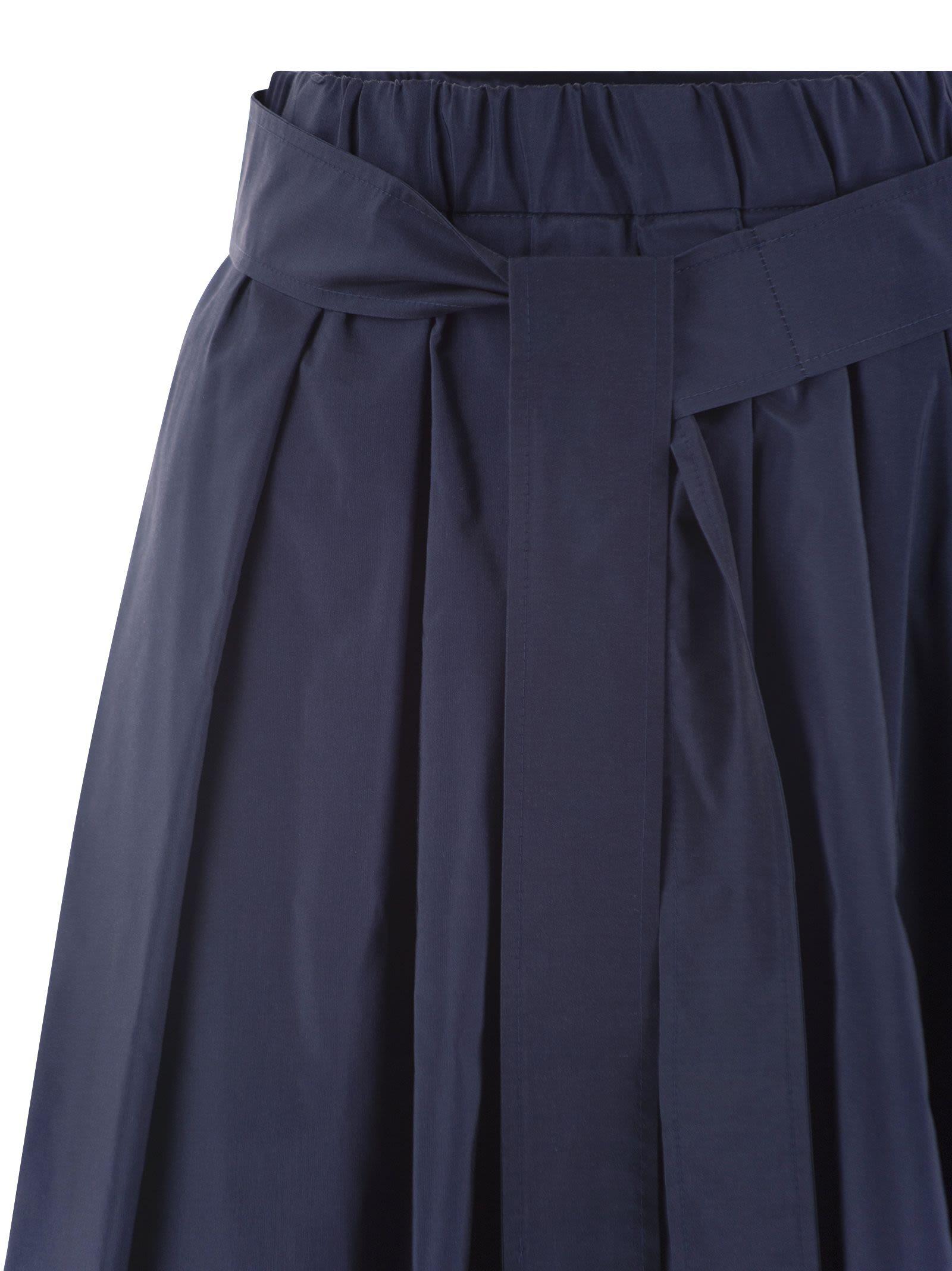 スカート Weekend Max Mara ZARDA - Wide taffeta skirt WE5106035106002-w-