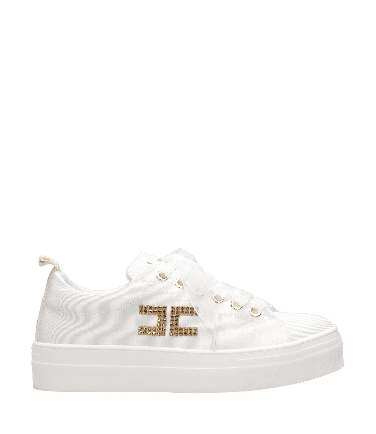 スニーカー ELISABETTA FRANCHI Woman Sneakers Ivory SA48G 360 elisabetta-franchi.jpg