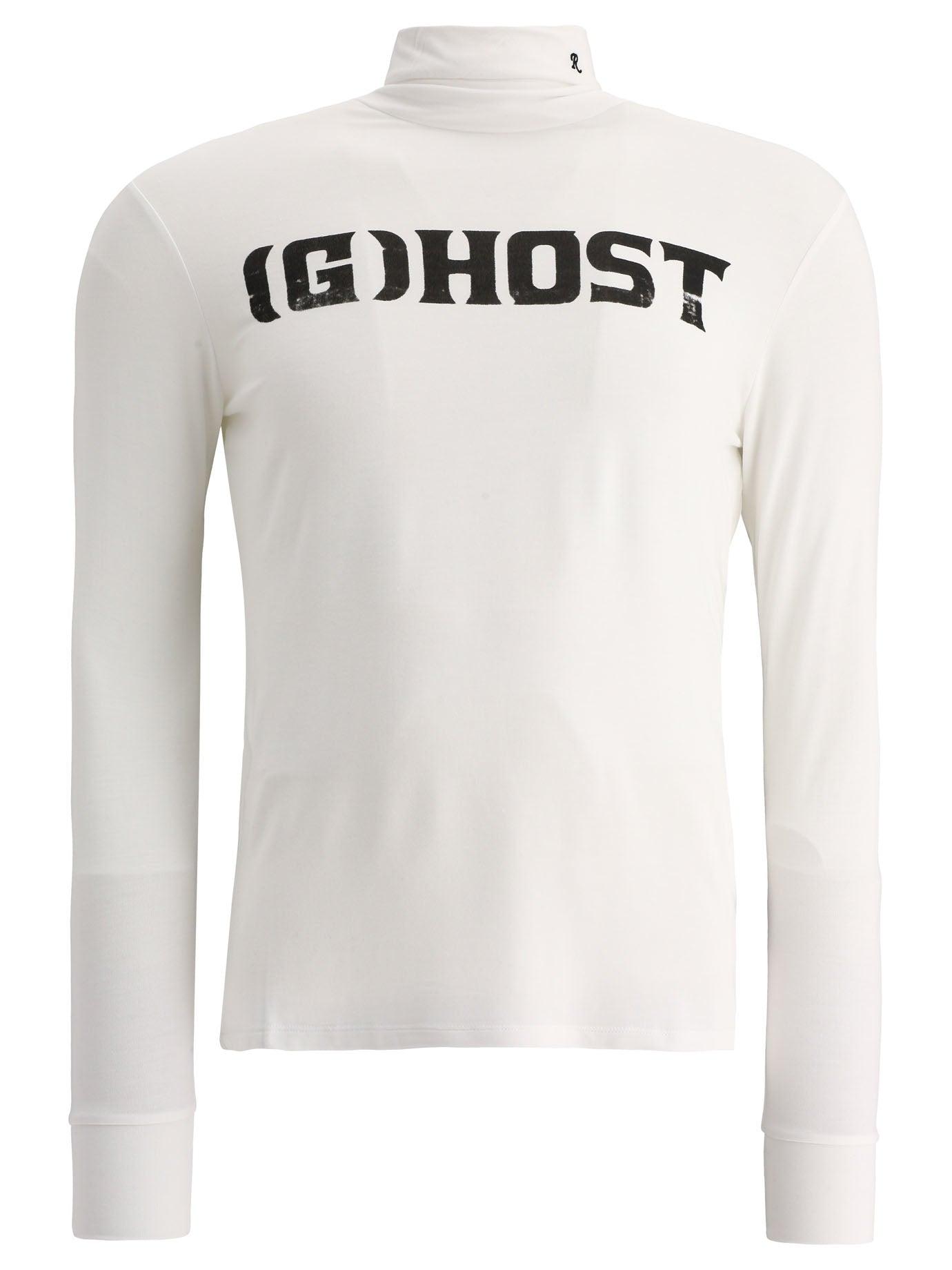 Raf Simons Ghost Turtleneck Sweater in White for Men | Lyst