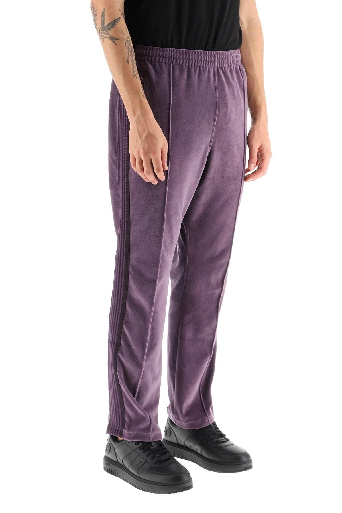 Needles Chenille Track Pants in Purple for Men | Lyst