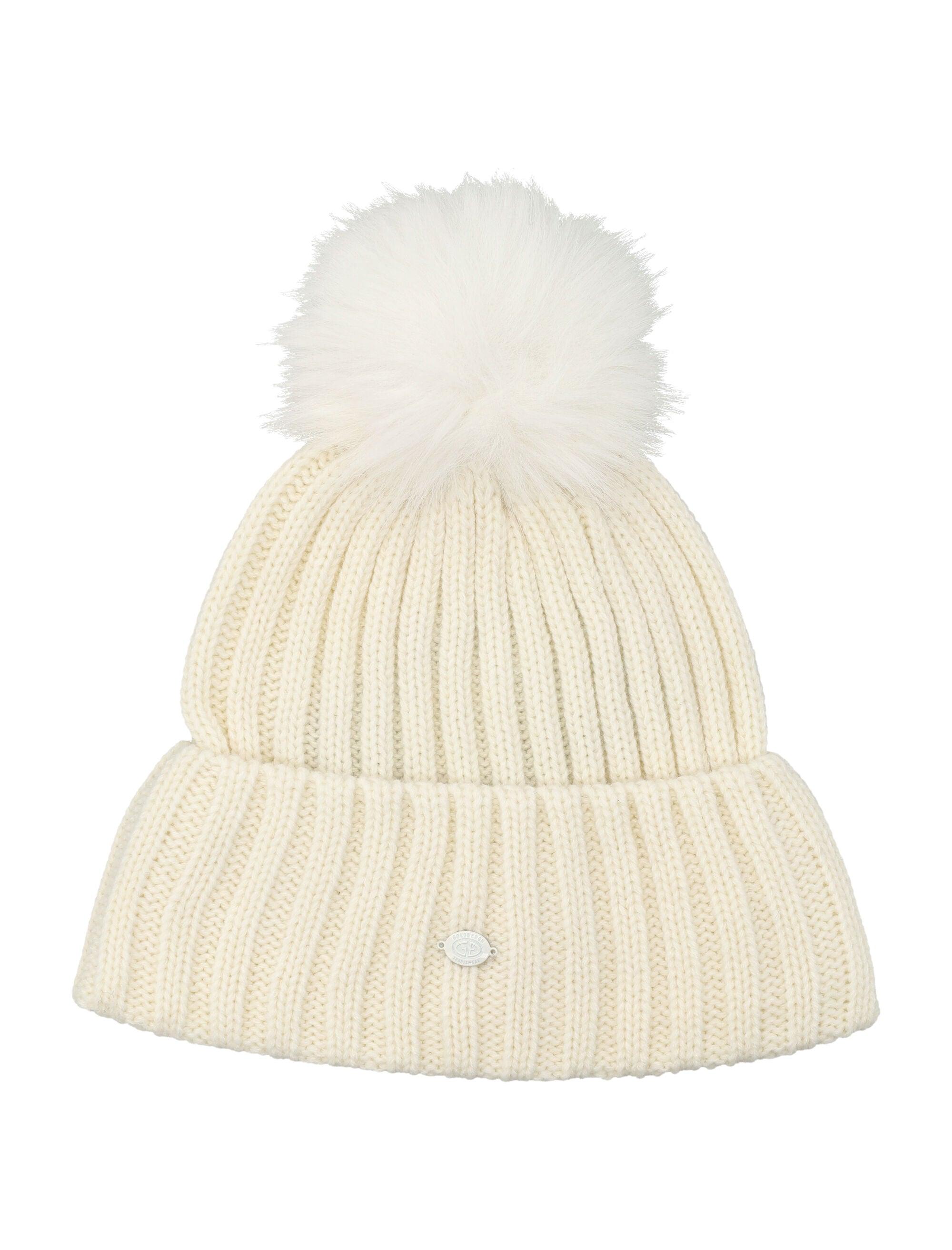Goldbergh Valerie Hope Dream Beanie White Cream Pearl Worn Twice Ski Hat Apres The recycled planet cashmere beanie brand new main image 3