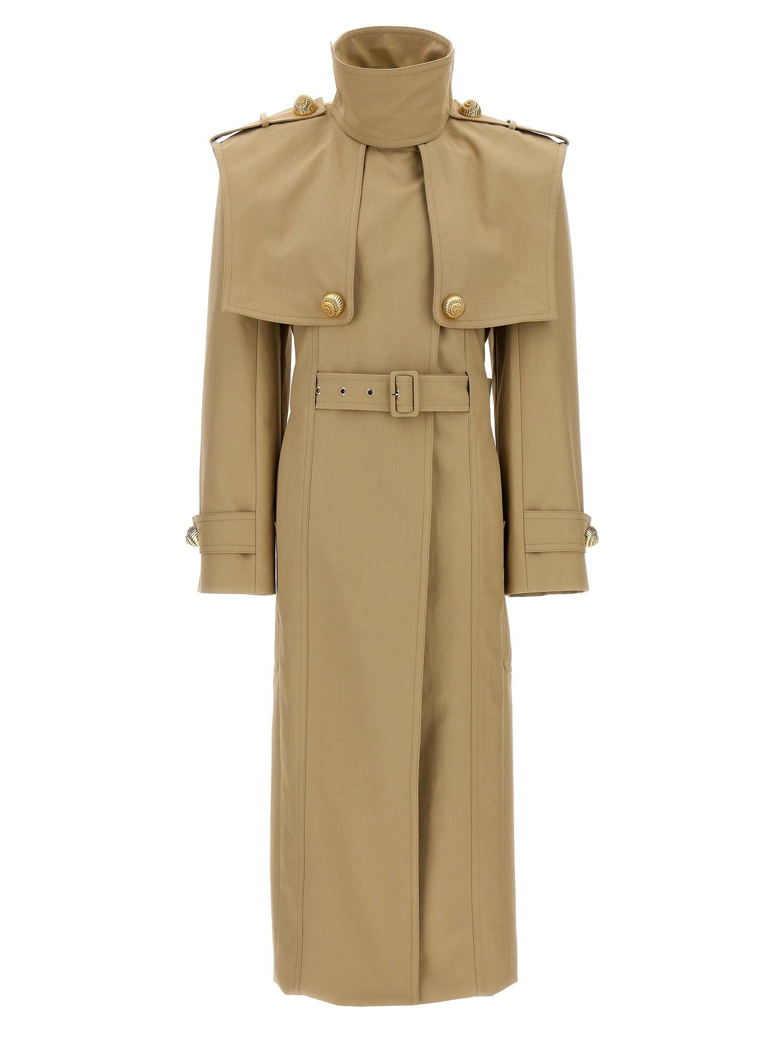 Balmain long coat online