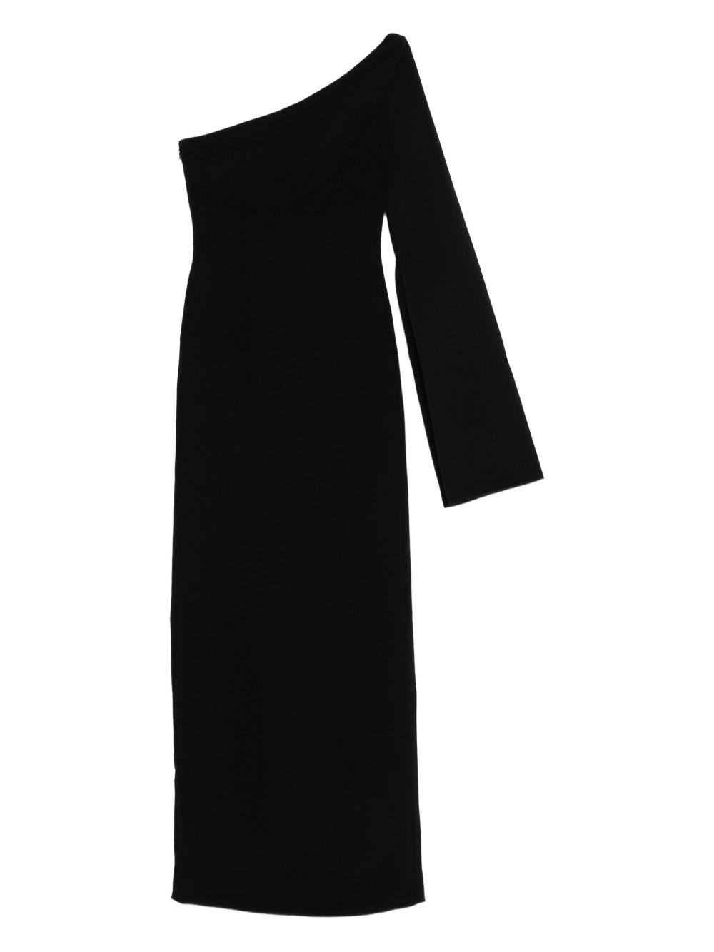 solace london one shoulder belted maxi dress SOLACE LONDON
